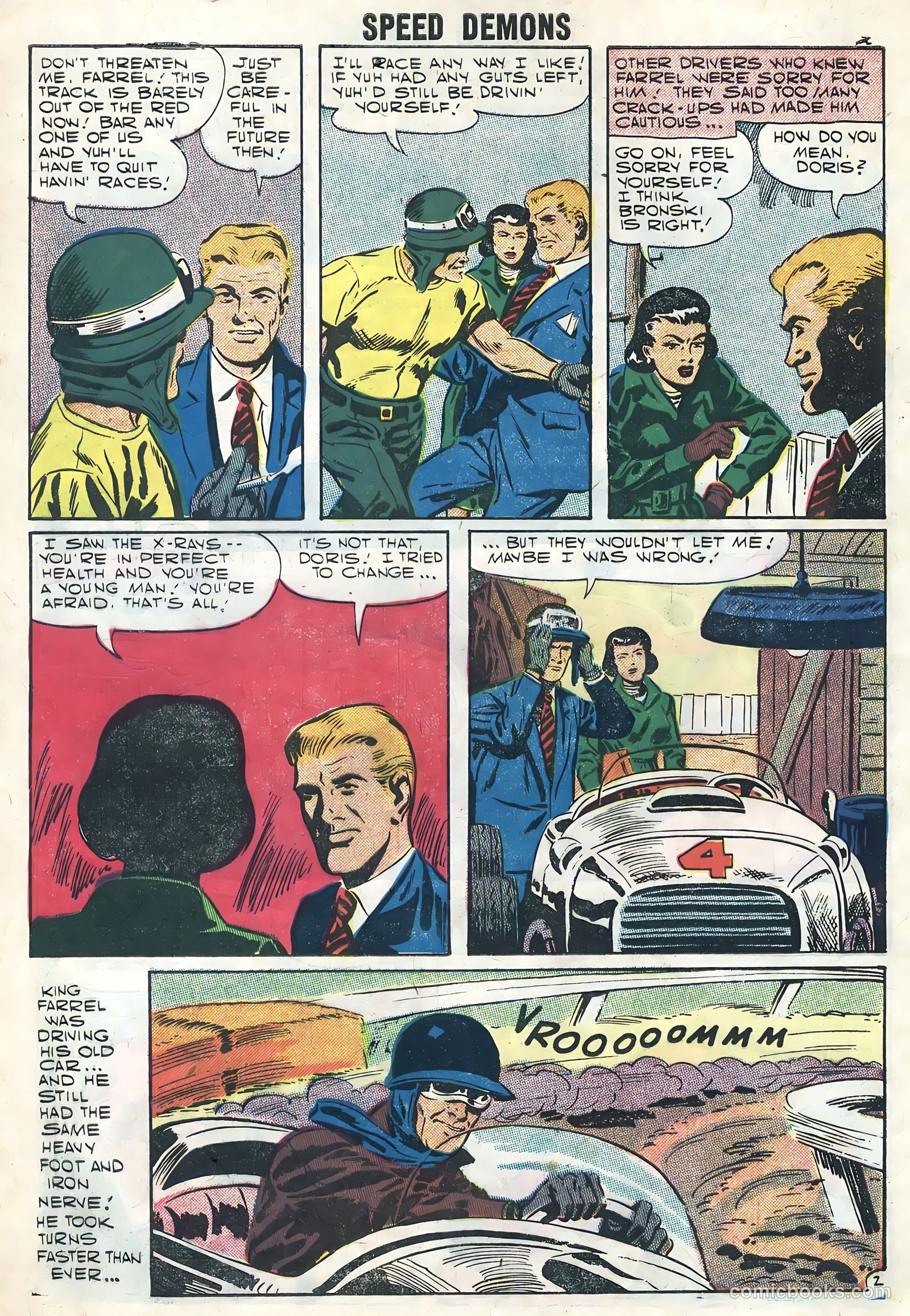Speed Demons #8 (1957) — page 4 of 36