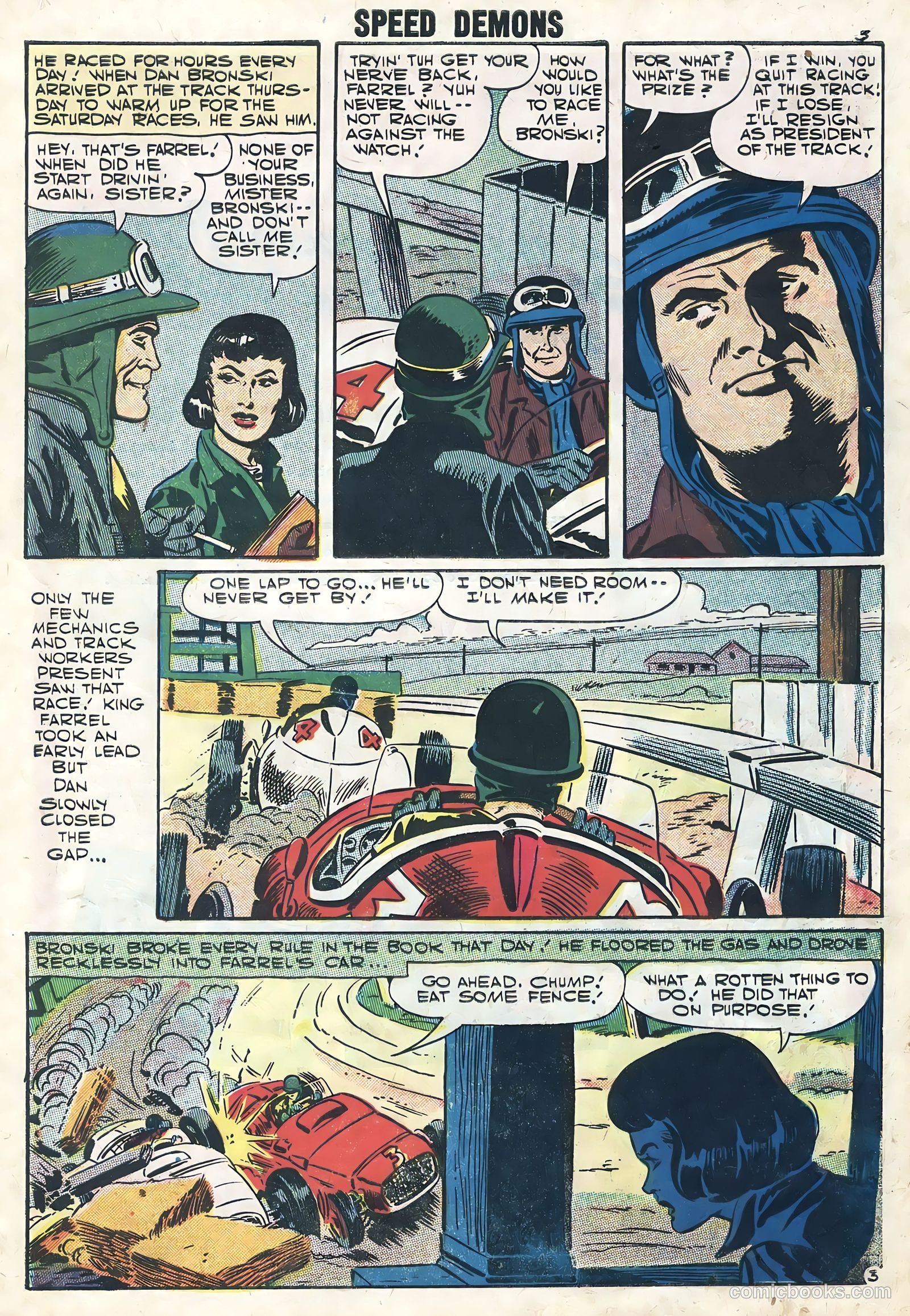 Speed Demons #8 (1957) — page 5 of 36