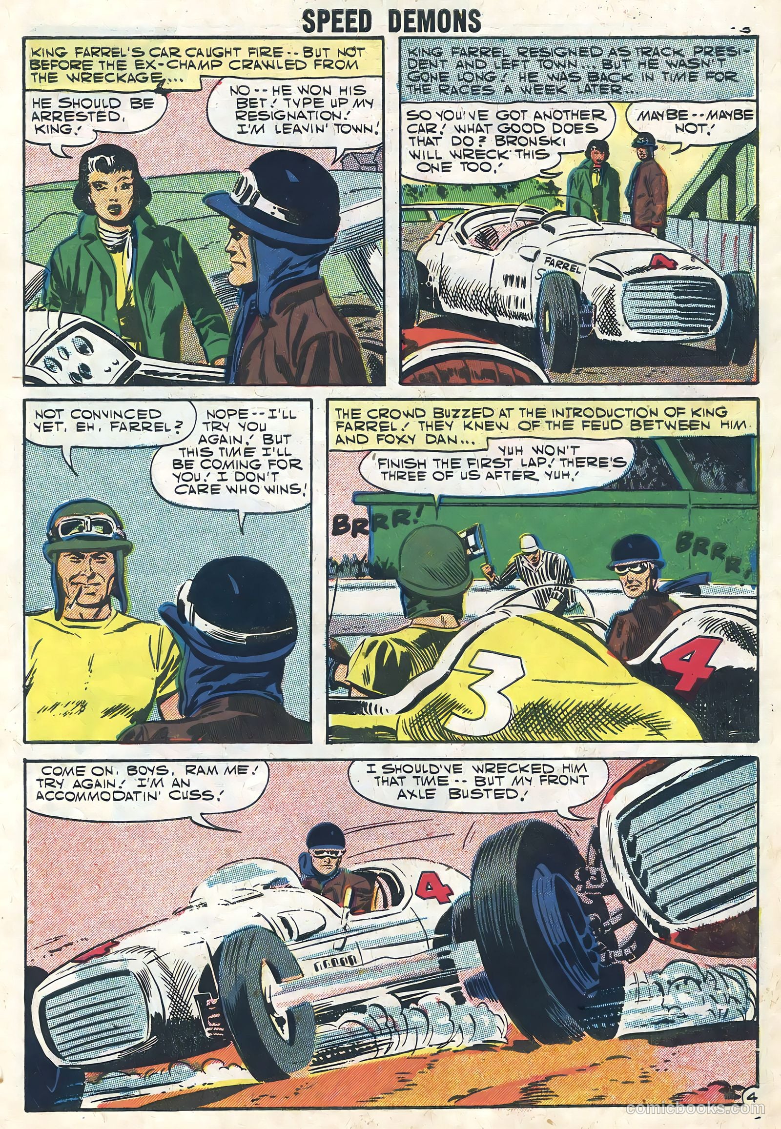 Speed Demons #8 (1957) — page 7 of 36