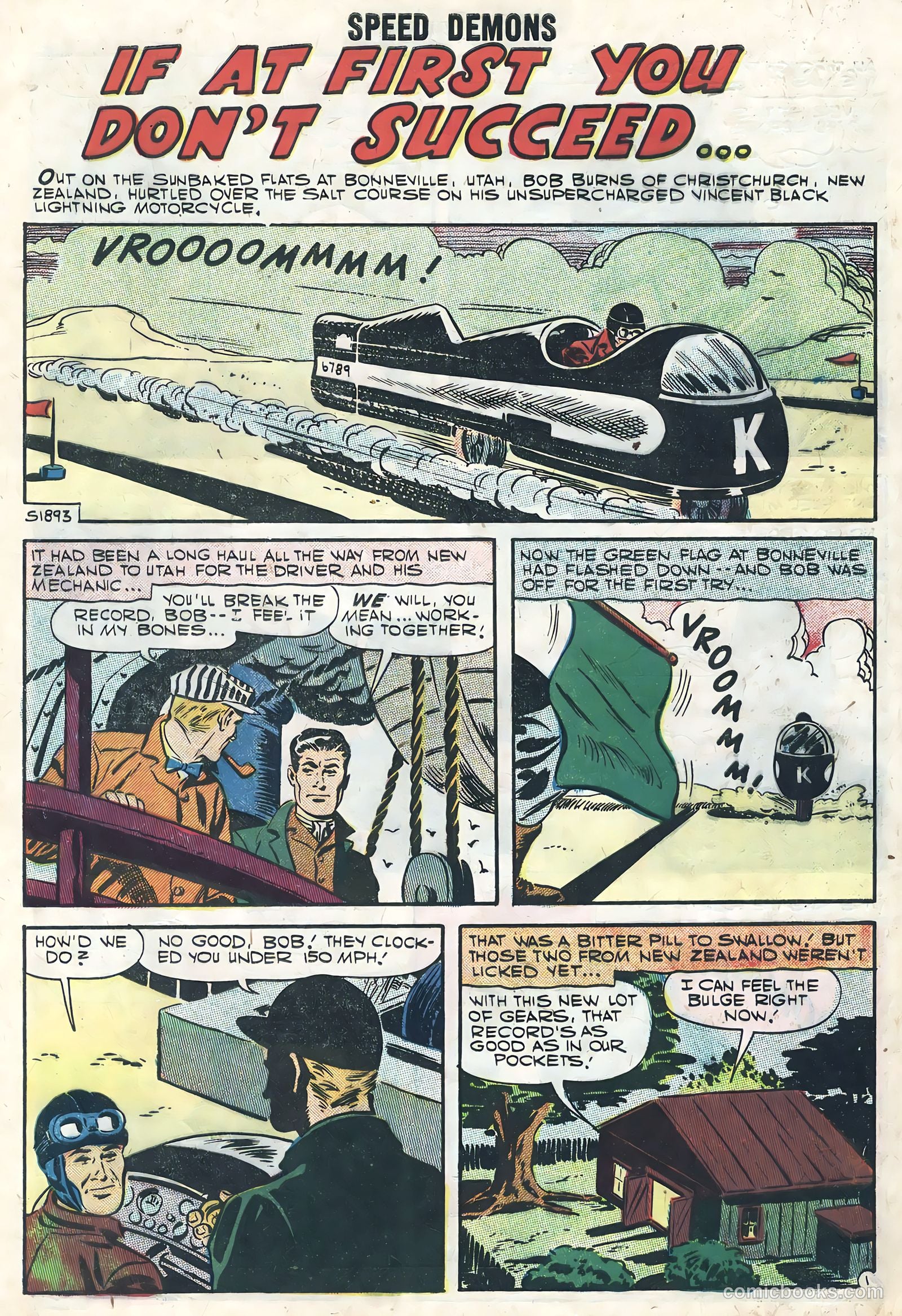 Speed Demons #8 (1957) — page 9 of 36