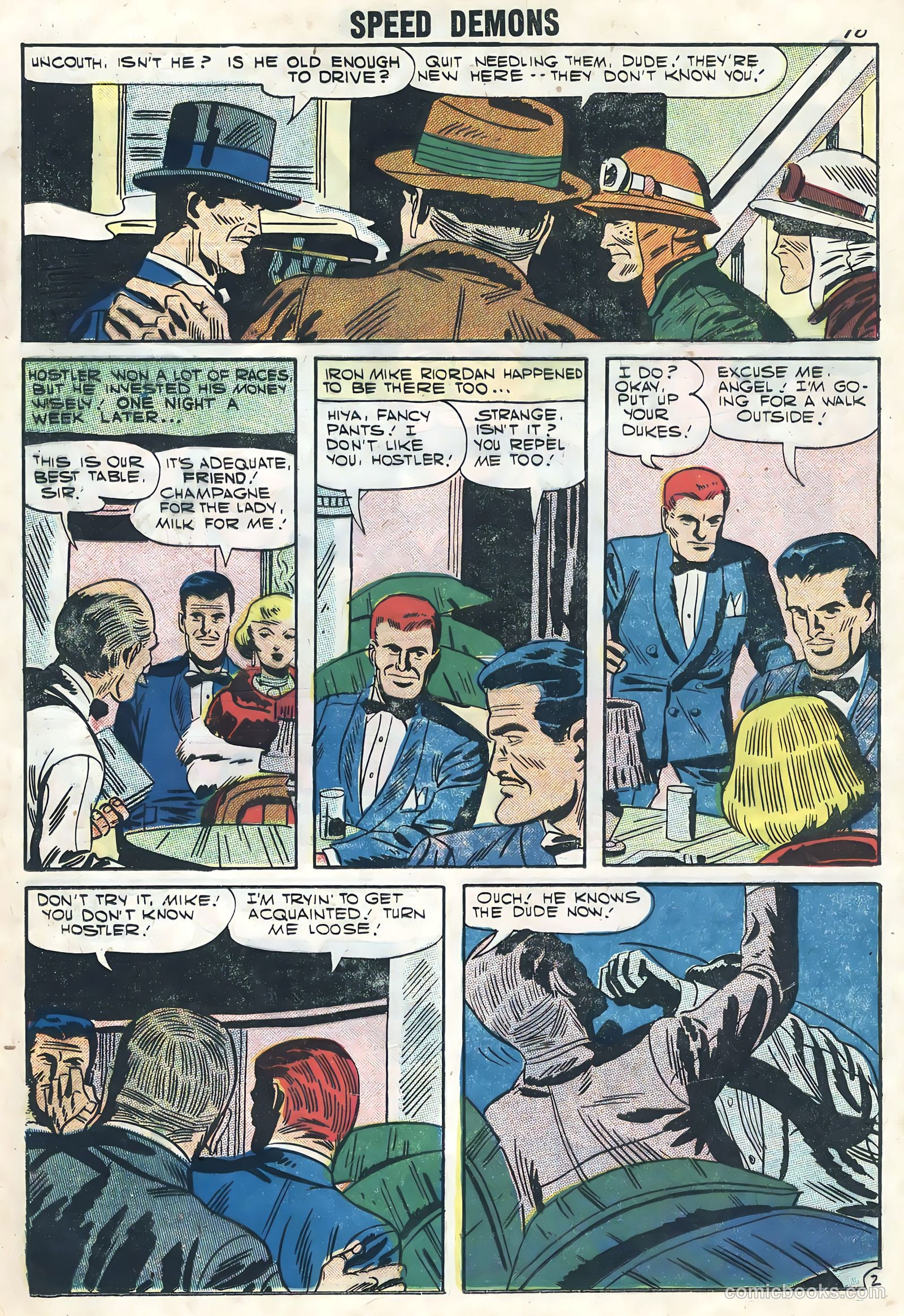 Speed Demons #8 (1957) — page 12 of 36