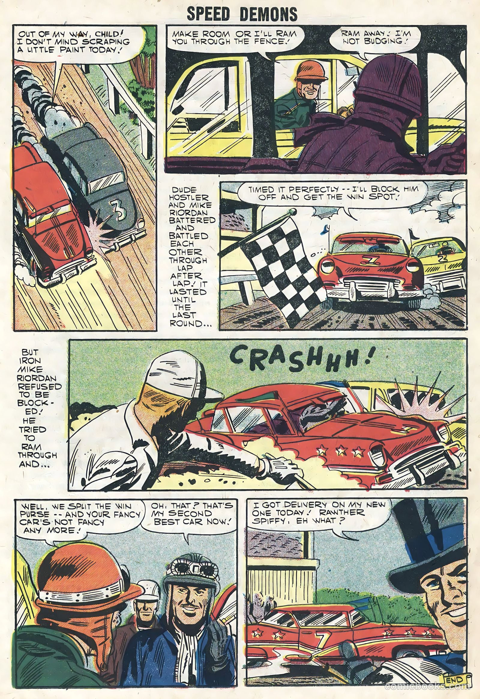Speed Demons #8 (1957) — page 17 of 36