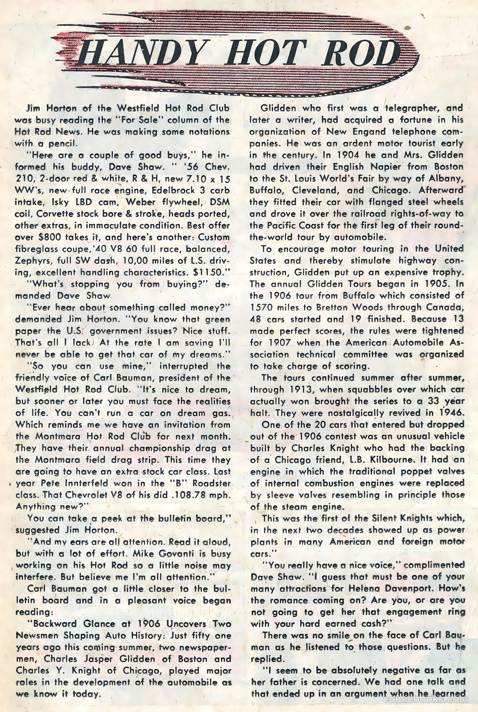 Speed Demons #8 (1957) — page 18 of 36