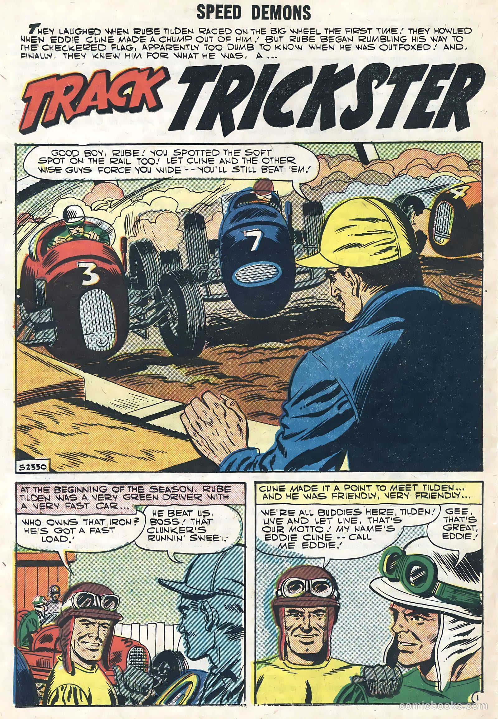 Speed Demons #8 (1957) — page 20 of 36