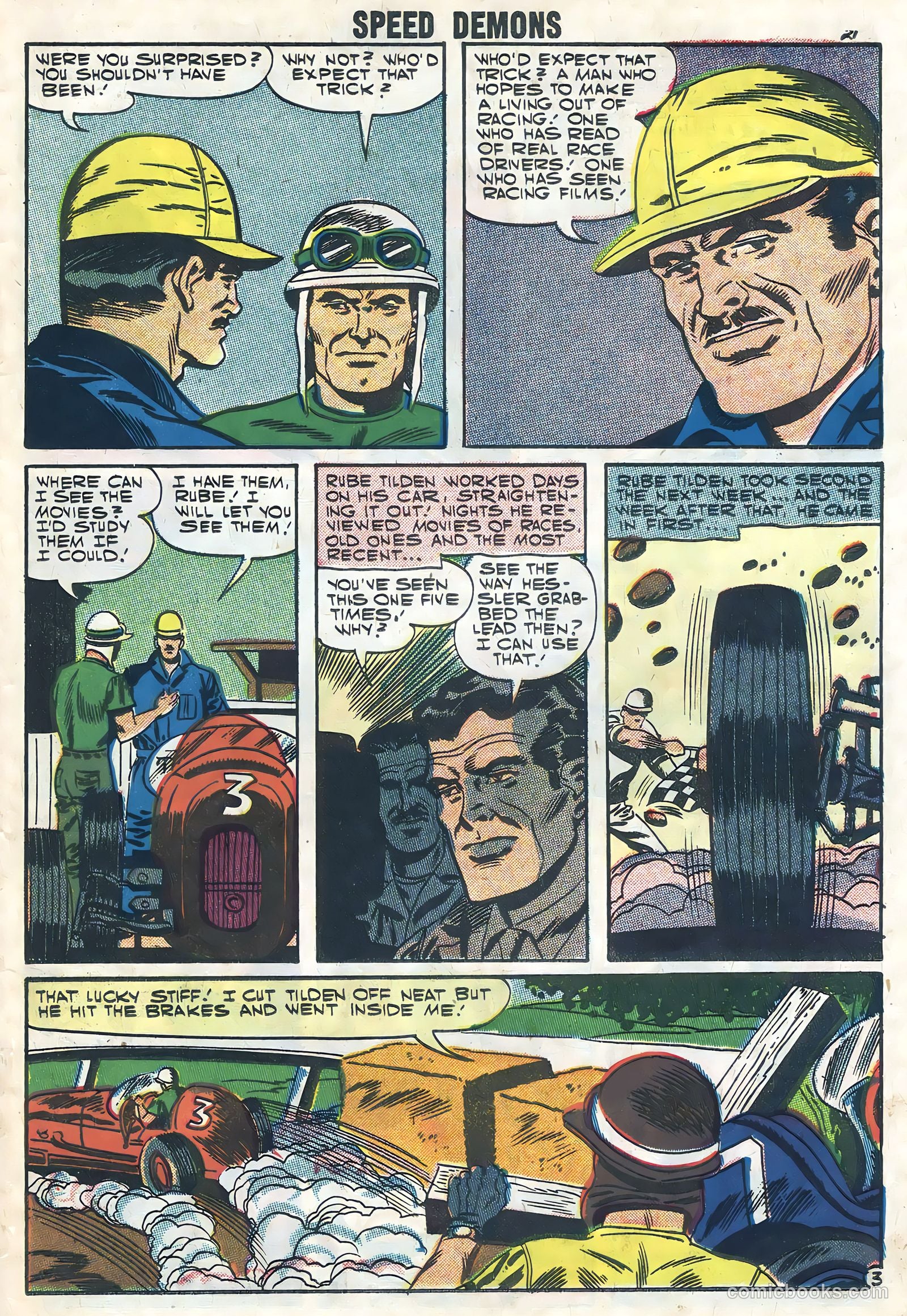 Speed Demons #8 (1957) — page 23 of 36