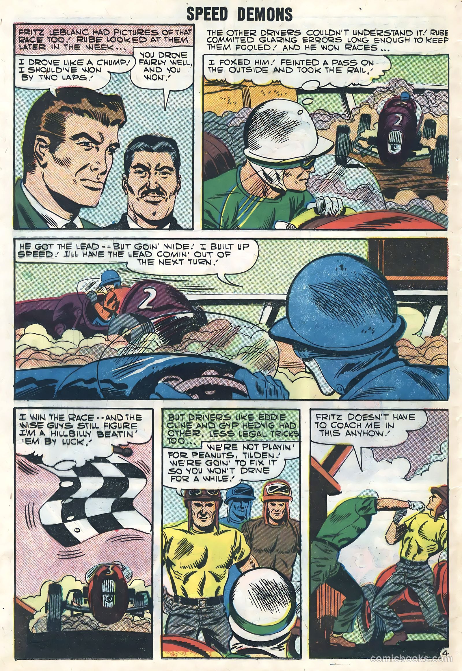 Speed Demons #8 (1957) — page 24 of 36
