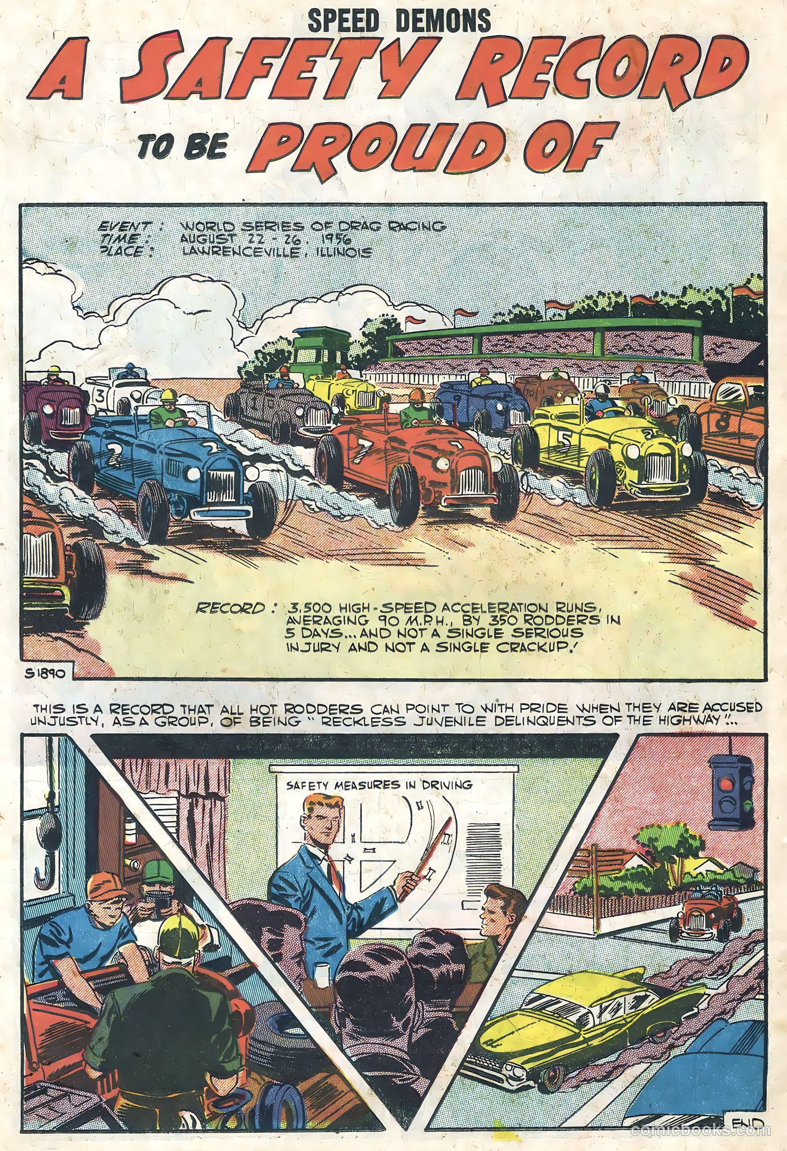 Speed Demons #8 (1957) — page 26 of 36
