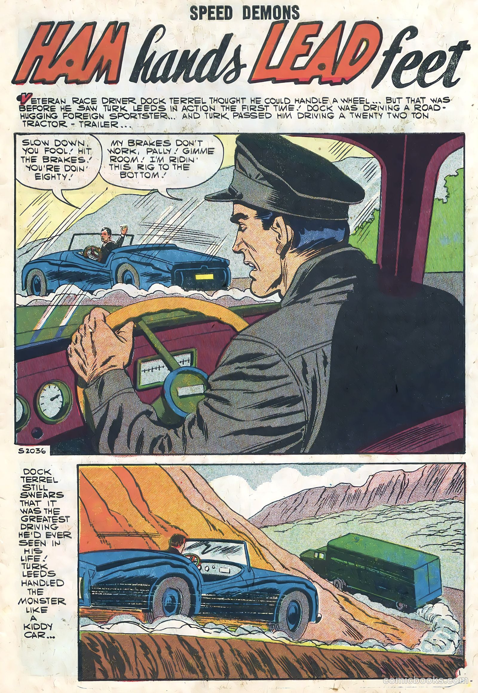 Speed Demons #8 (1957) — page 27 of 36