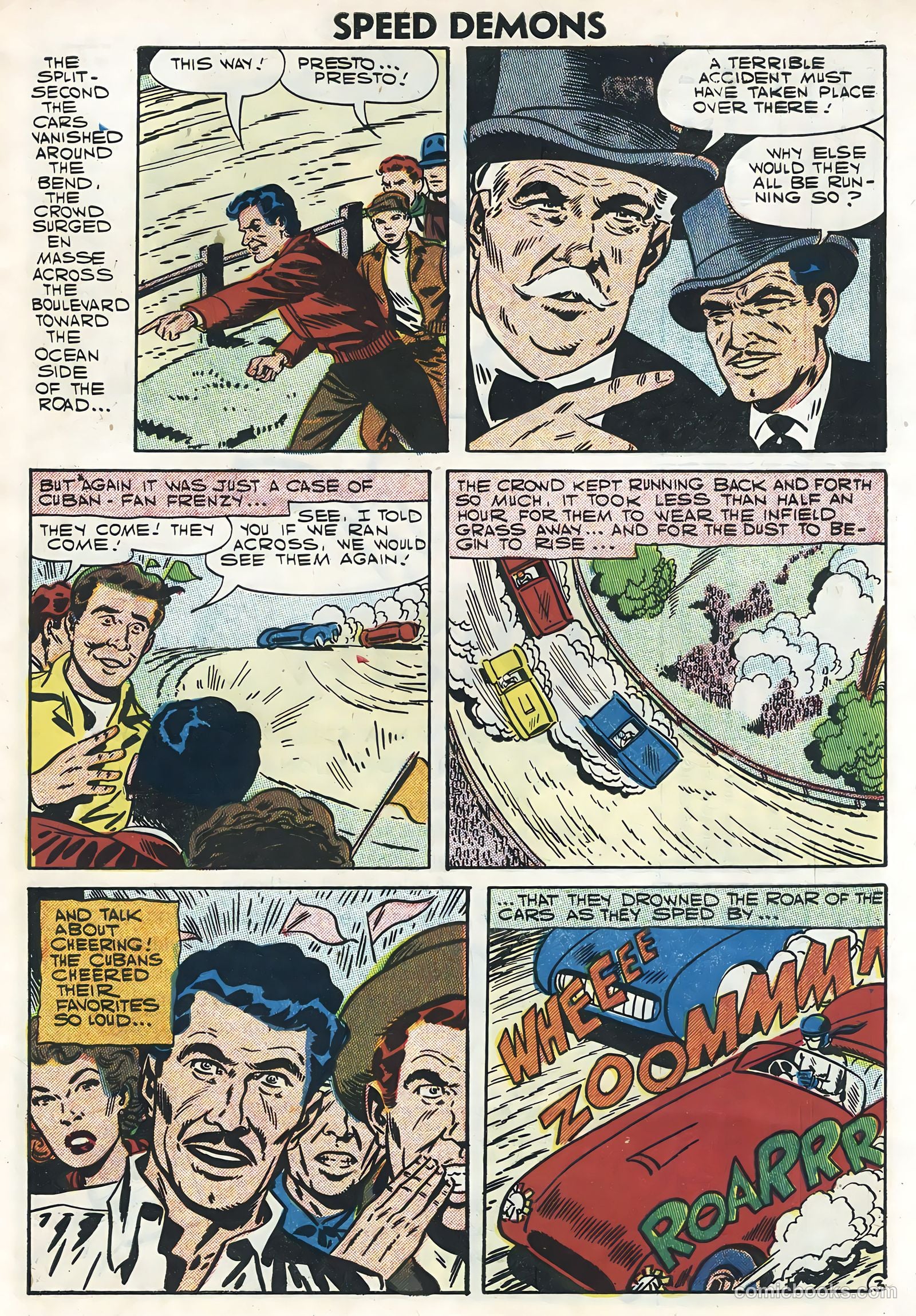Speed Demons #9 (1958) — page 5 of 36