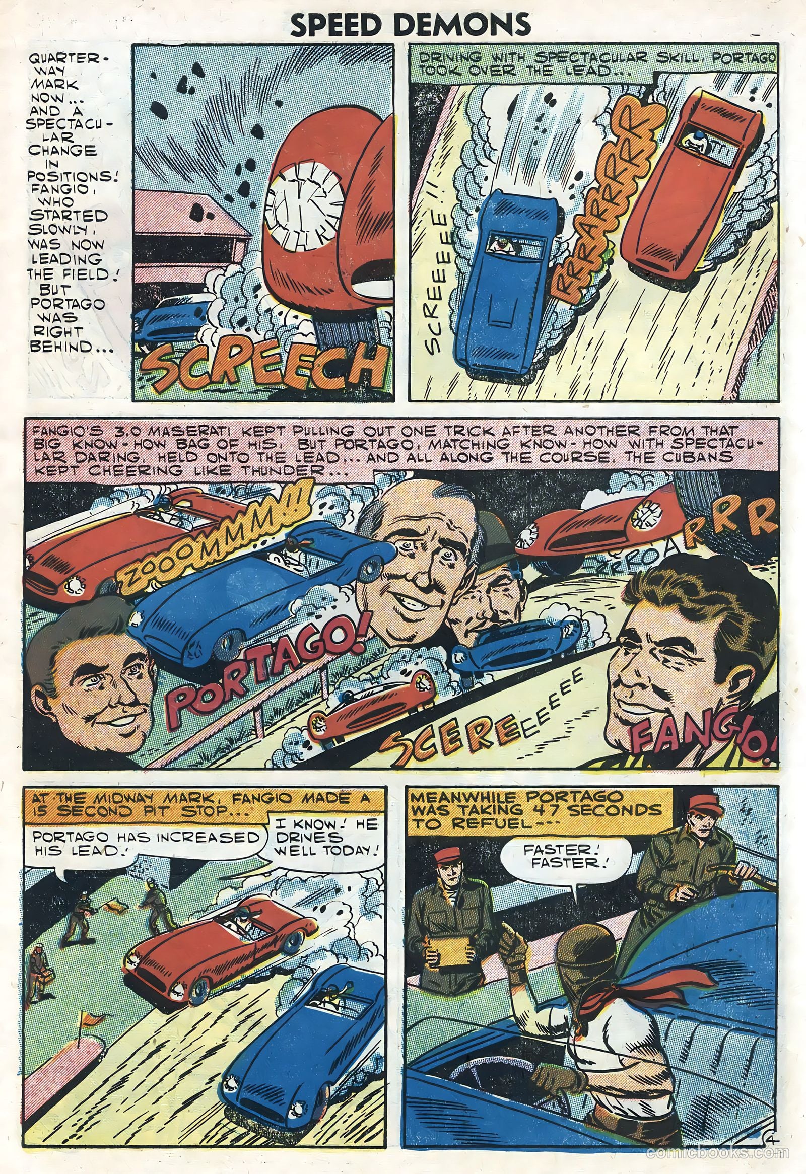 Speed Demons #9 (1958) — page 7 of 36