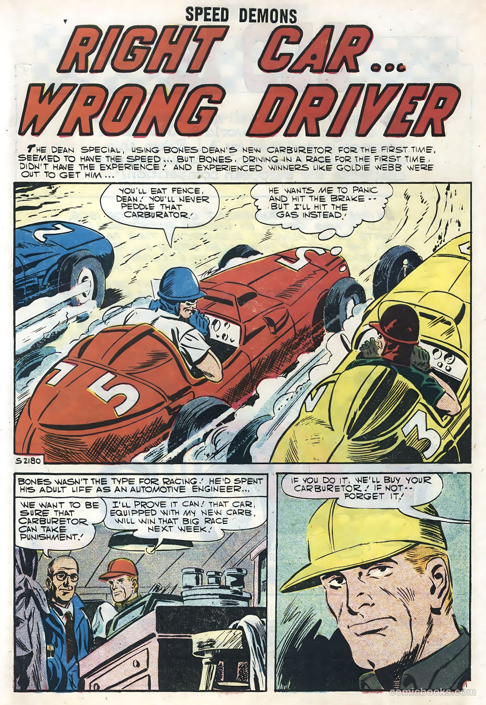 Speed Demons #9 (1958) — page 10 of 36
