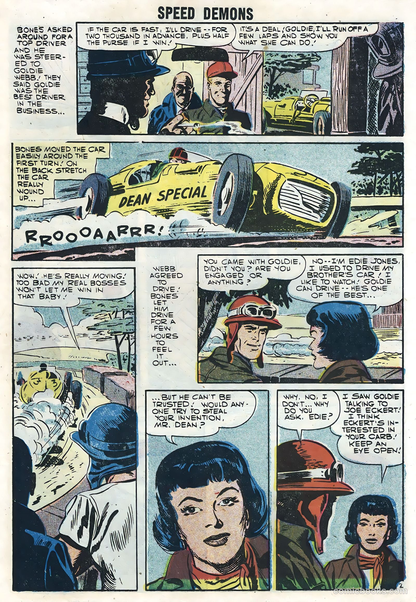 Speed Demons #9 (1958) — page 11 of 36
