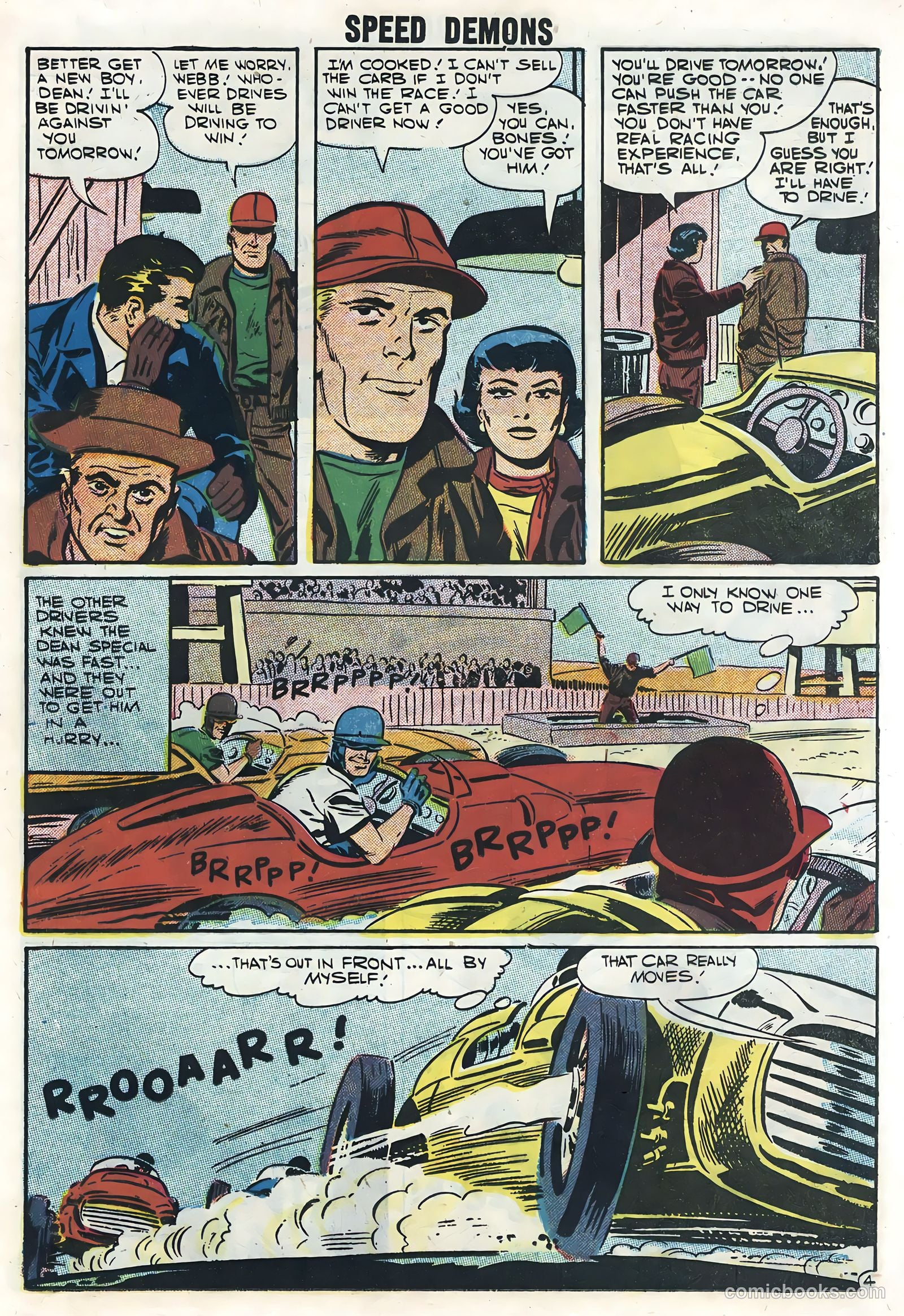 Speed Demons #9 (1958) — page 13 of 36