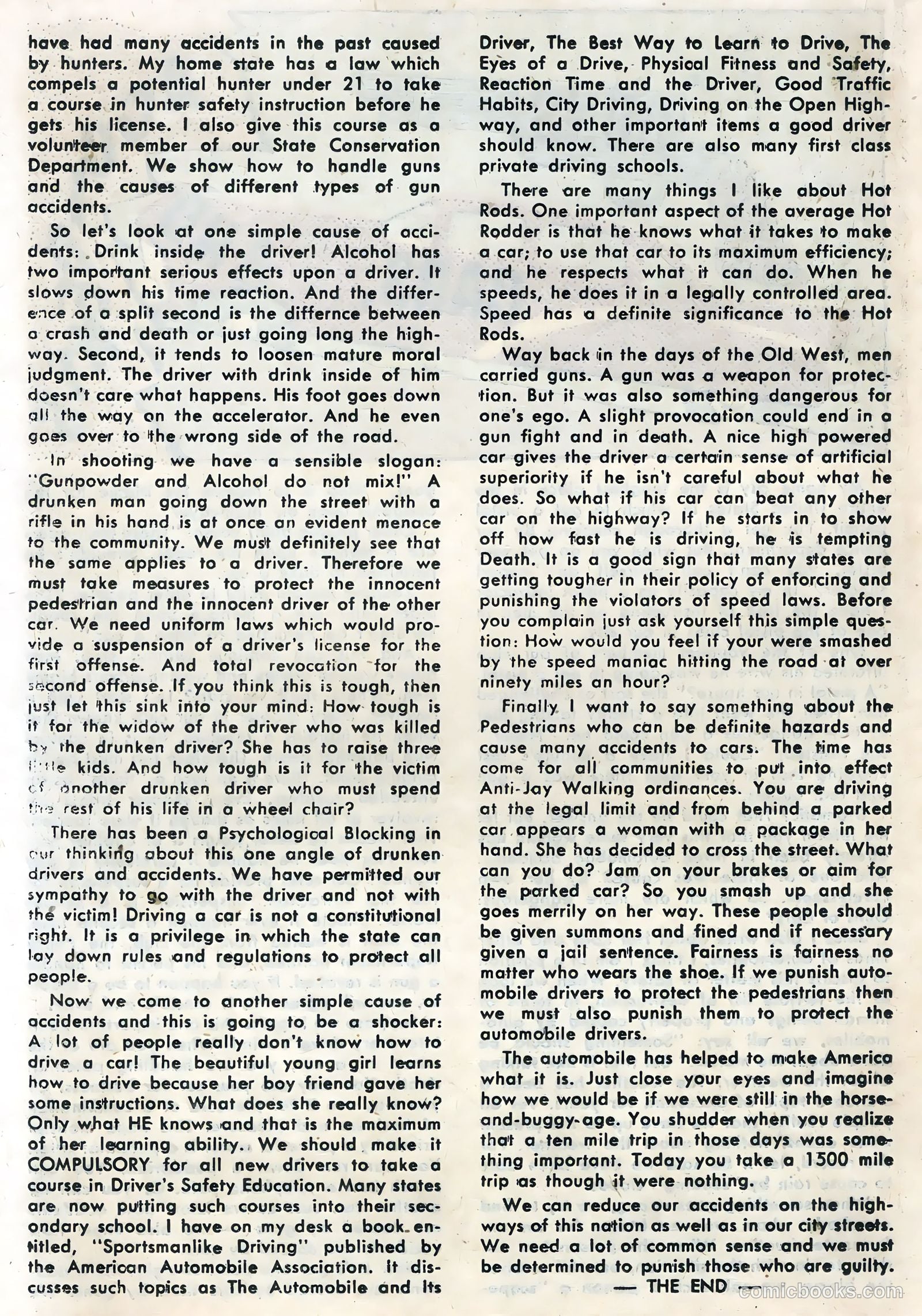 Speed Demons #9 (1958) — page 18 of 36