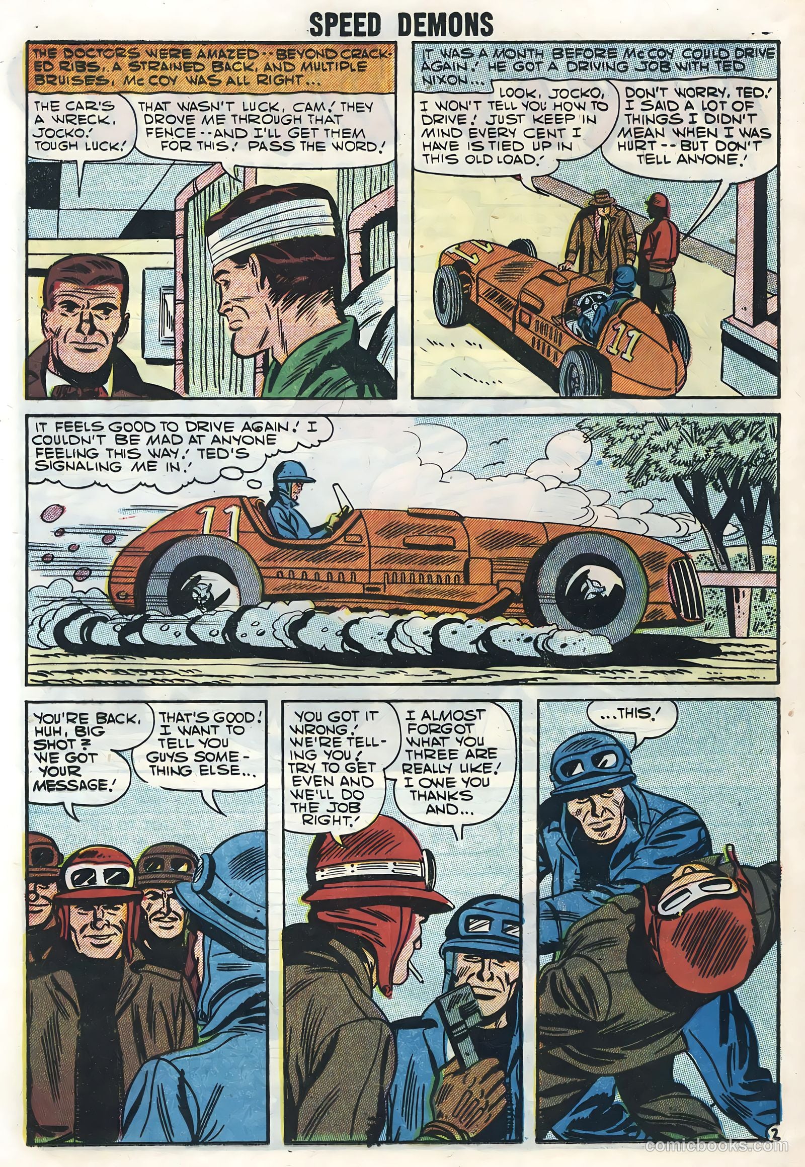 Speed Demons #9 (1958) — page 20 of 36