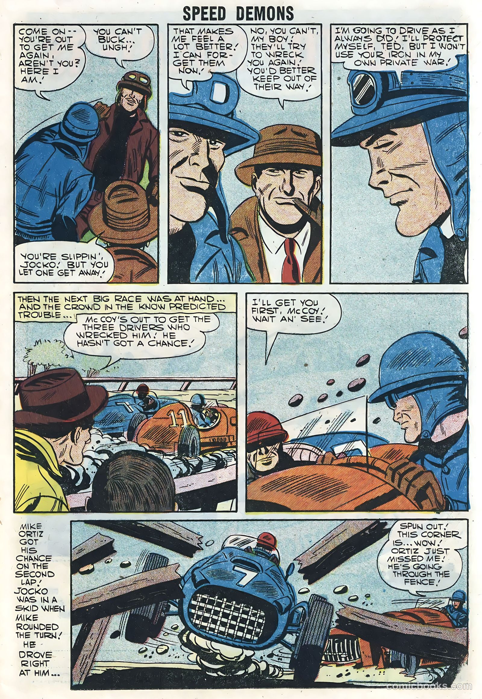 Speed Demons #9 (1958) — page 21 of 36
