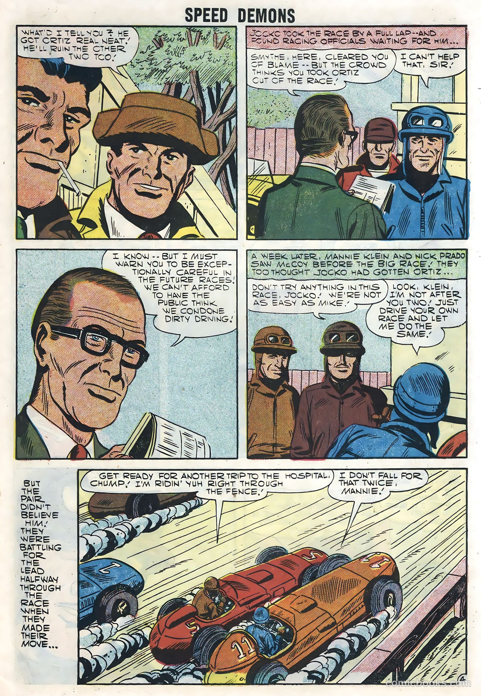 Speed Demons #9 (1958) — page 23 of 36