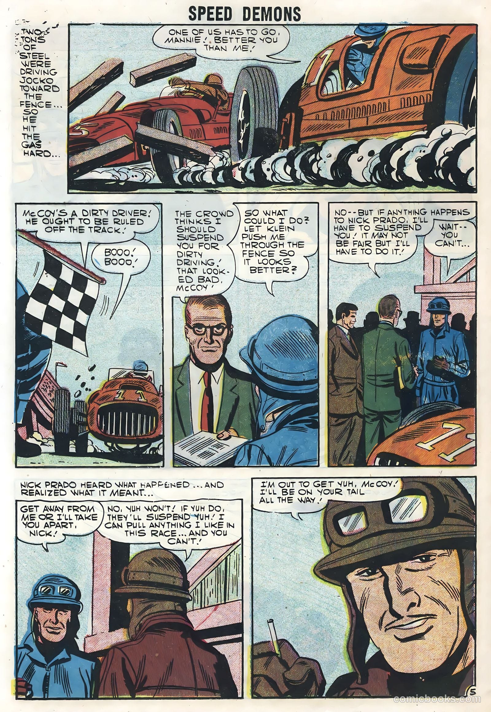 Speed Demons #9 (1958) — page 24 of 36