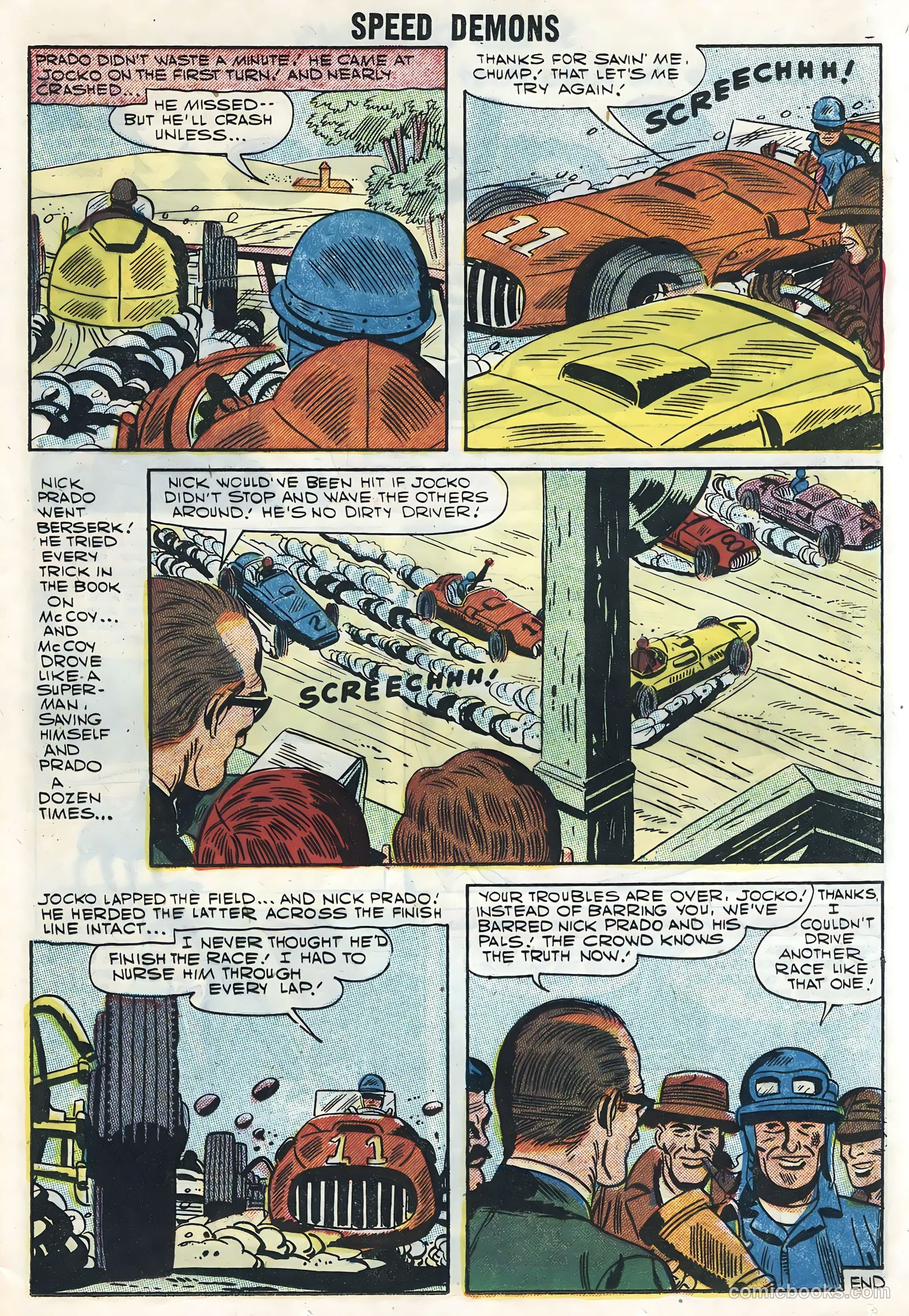 Speed Demons #9 (1958) — page 25 of 36