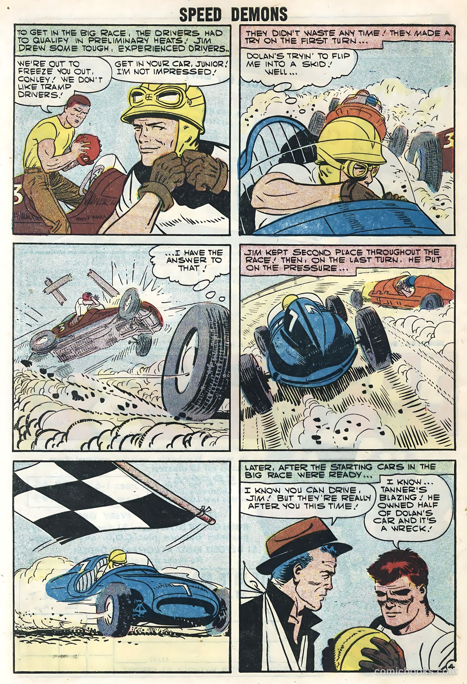 Speed Demons #9 (1958) — page 32 of 36