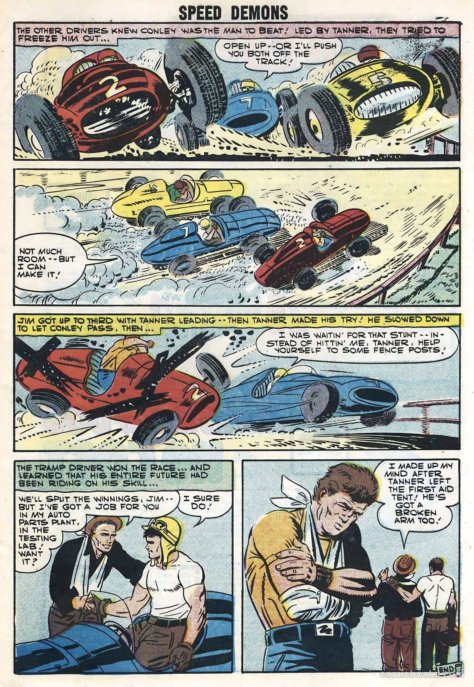 Speed Demons #9 (1958) — page 33 of 36