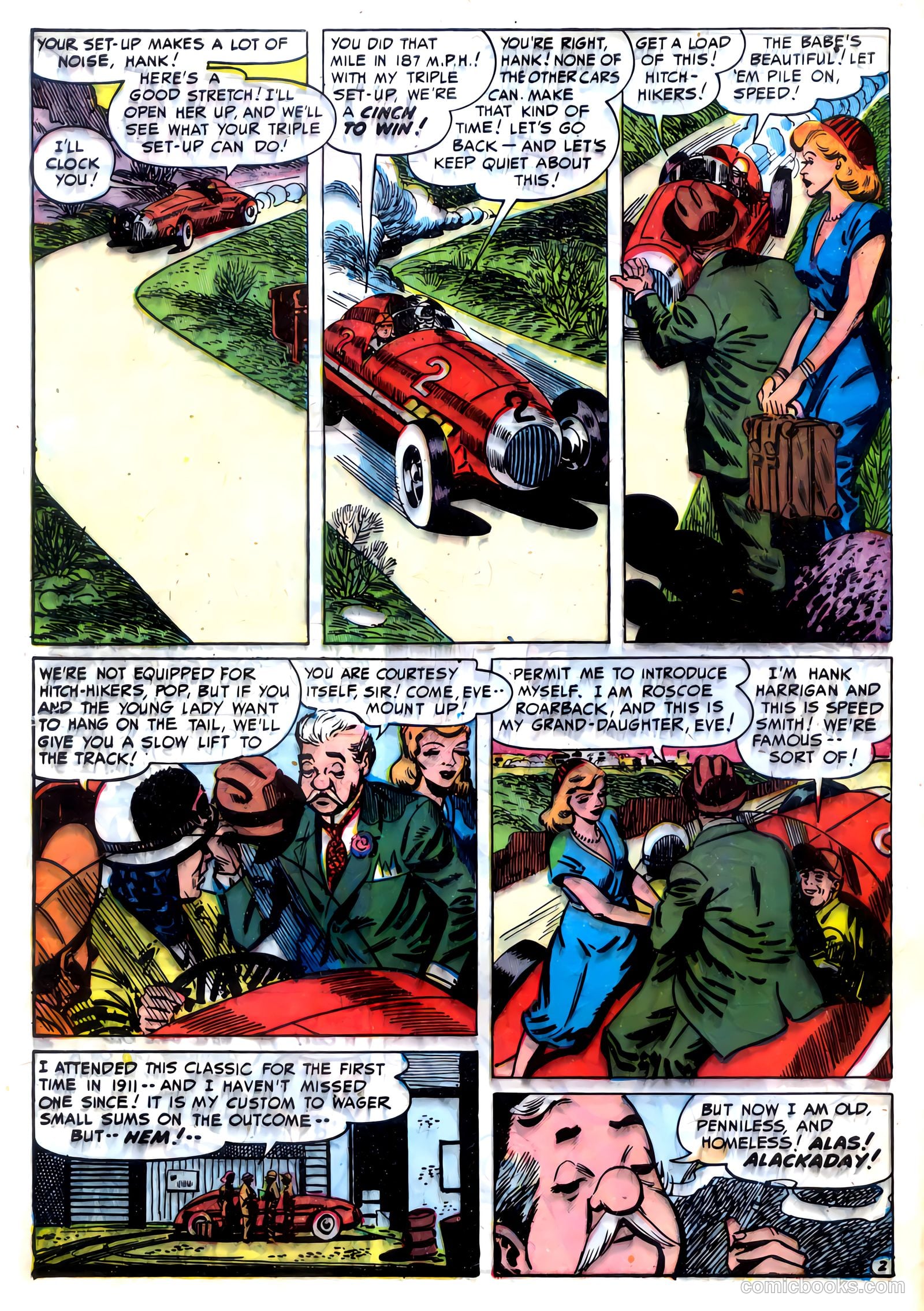 Speed Smith, the Hot Rod King #1 (1952) — page 4 of 36