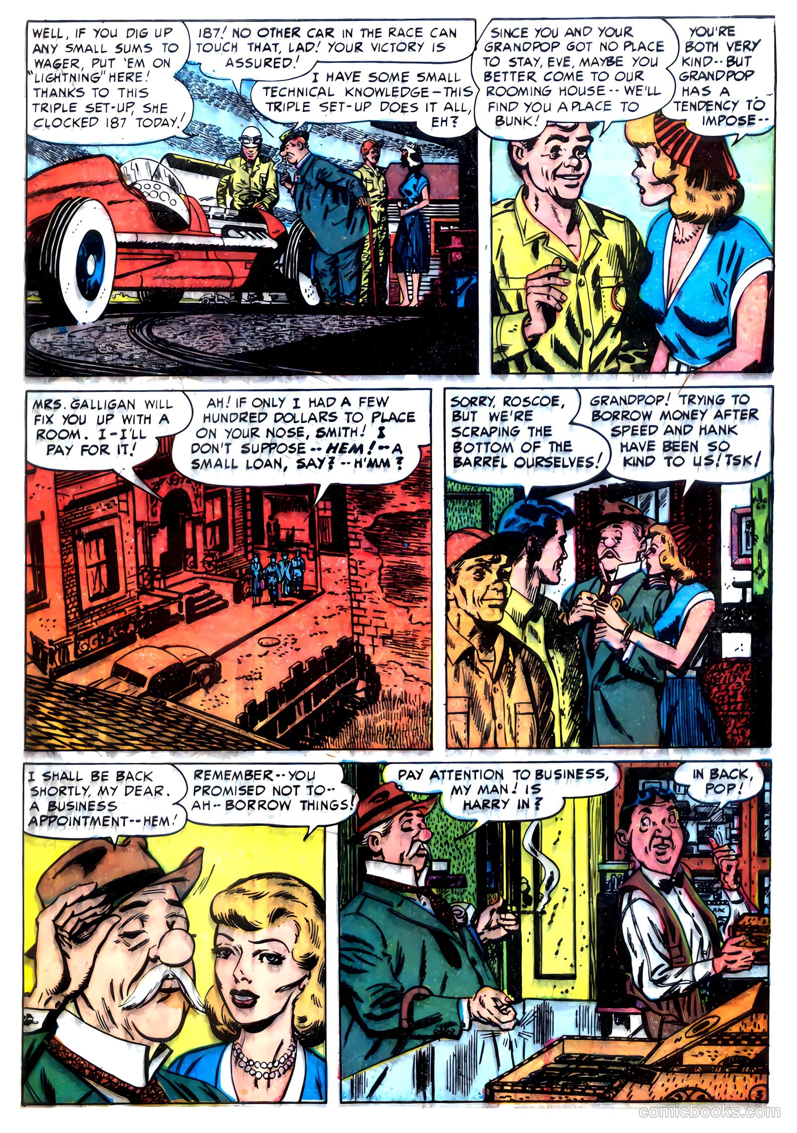 Speed Smith, the Hot Rod King #1 (1952) — page 5 of 36