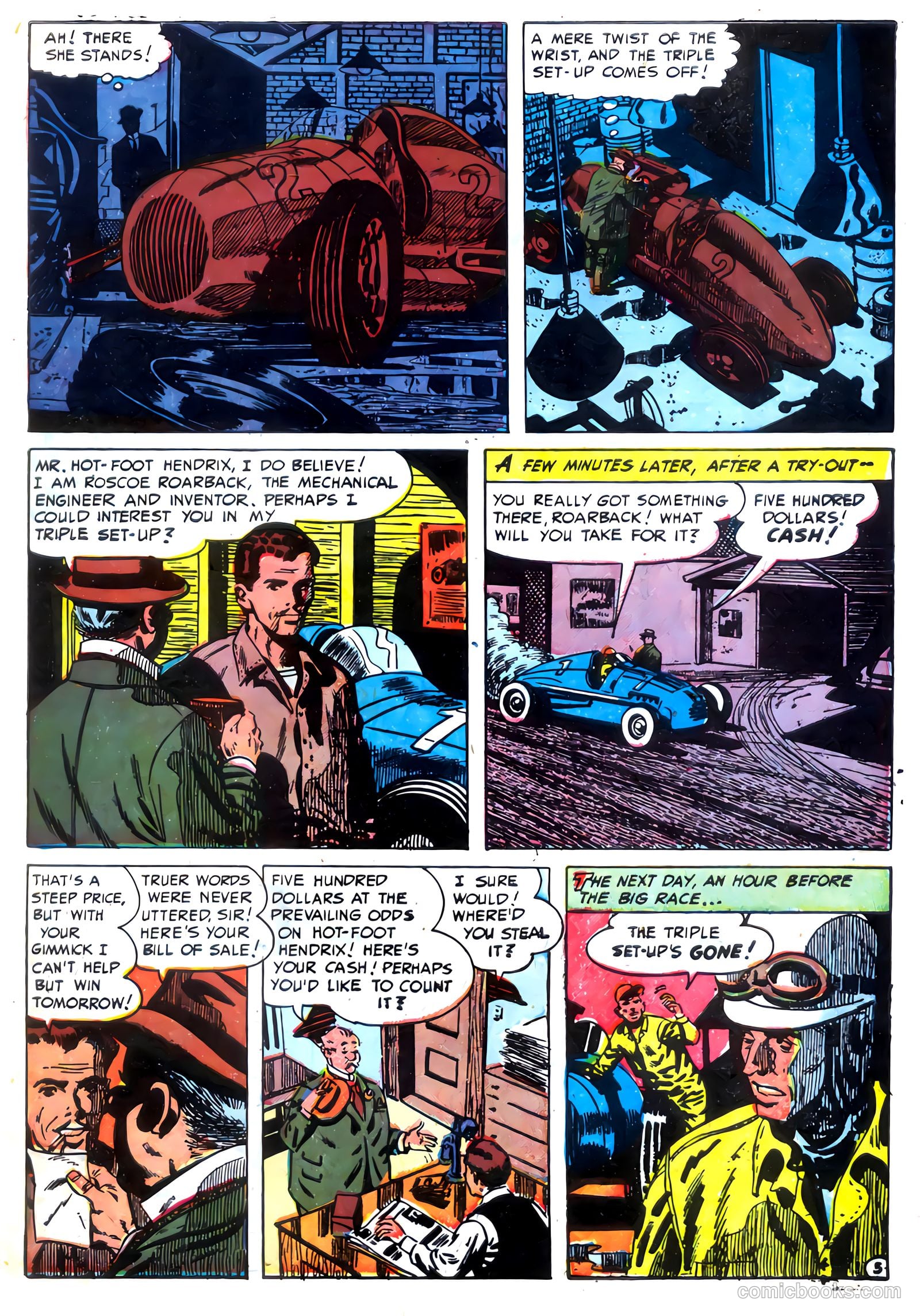 Speed Smith, the Hot Rod King #1 (1952) — page 7 of 36