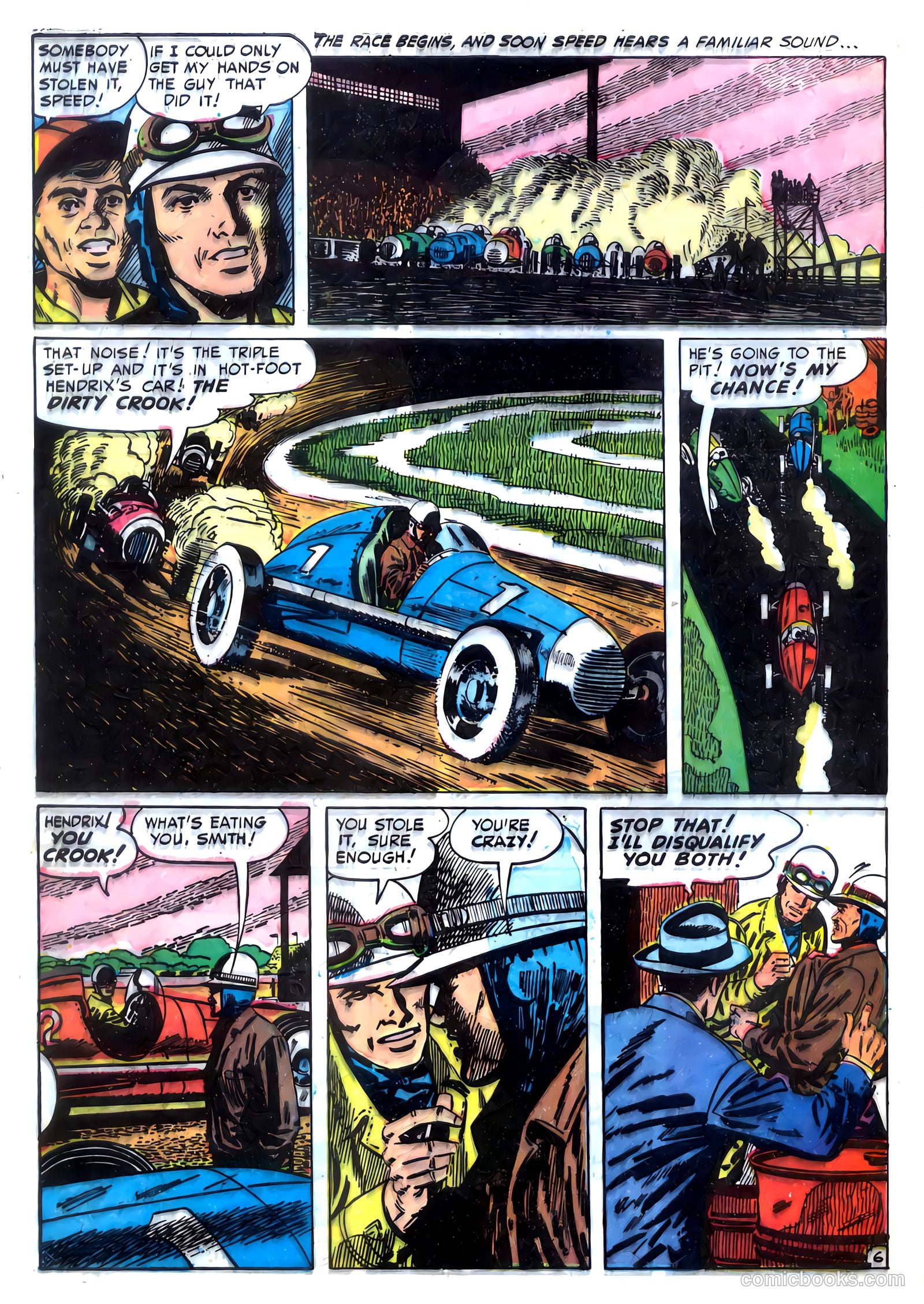 Speed Smith, the Hot Rod King #1 (1952) — page 8 of 36