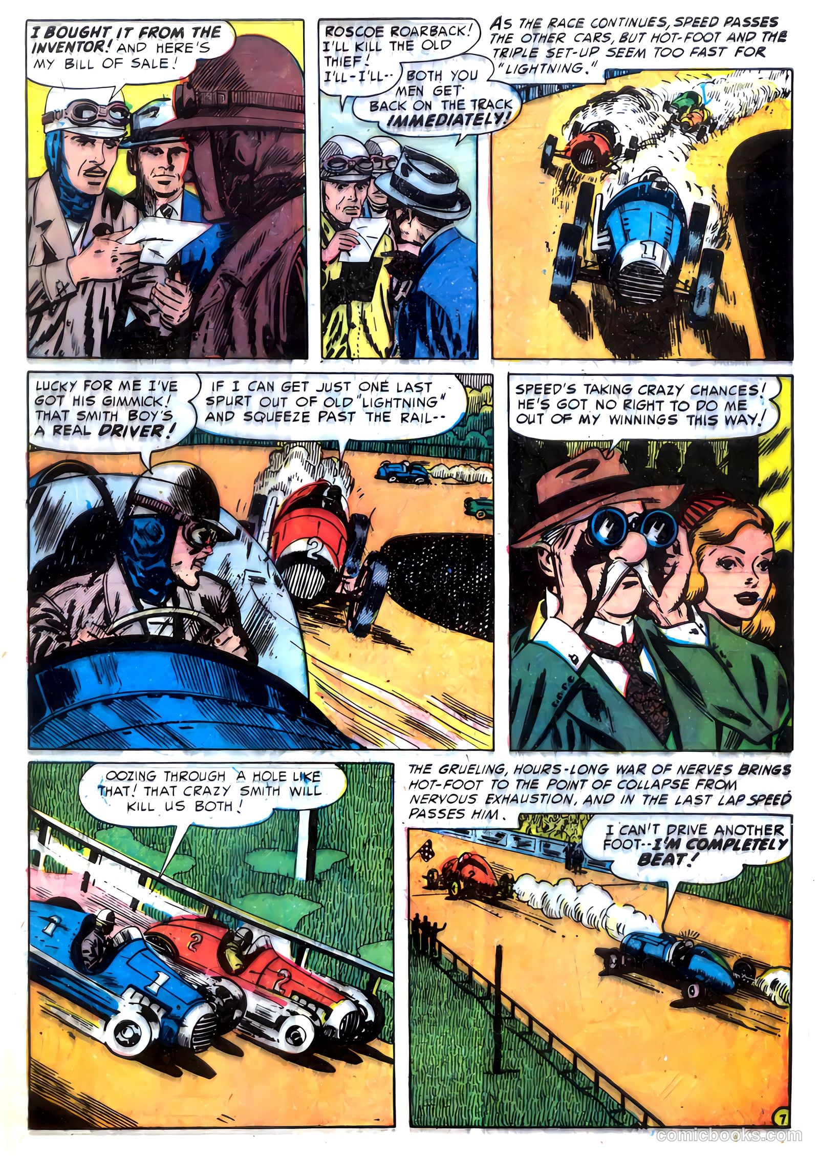 Speed Smith, the Hot Rod King #1 (1952) — page 9 of 36