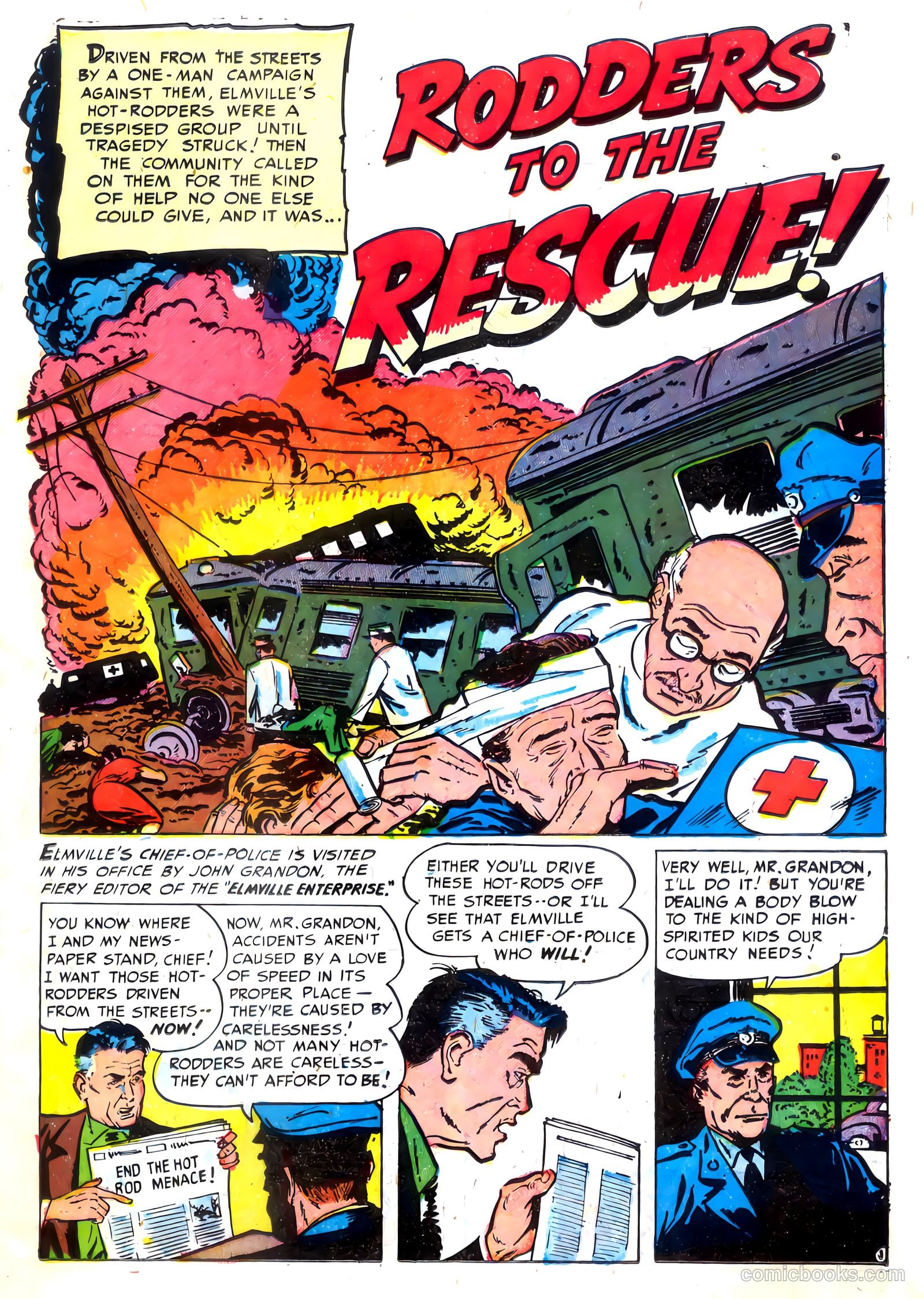 Speed Smith, the Hot Rod King #1 (1952) — page 11 of 36