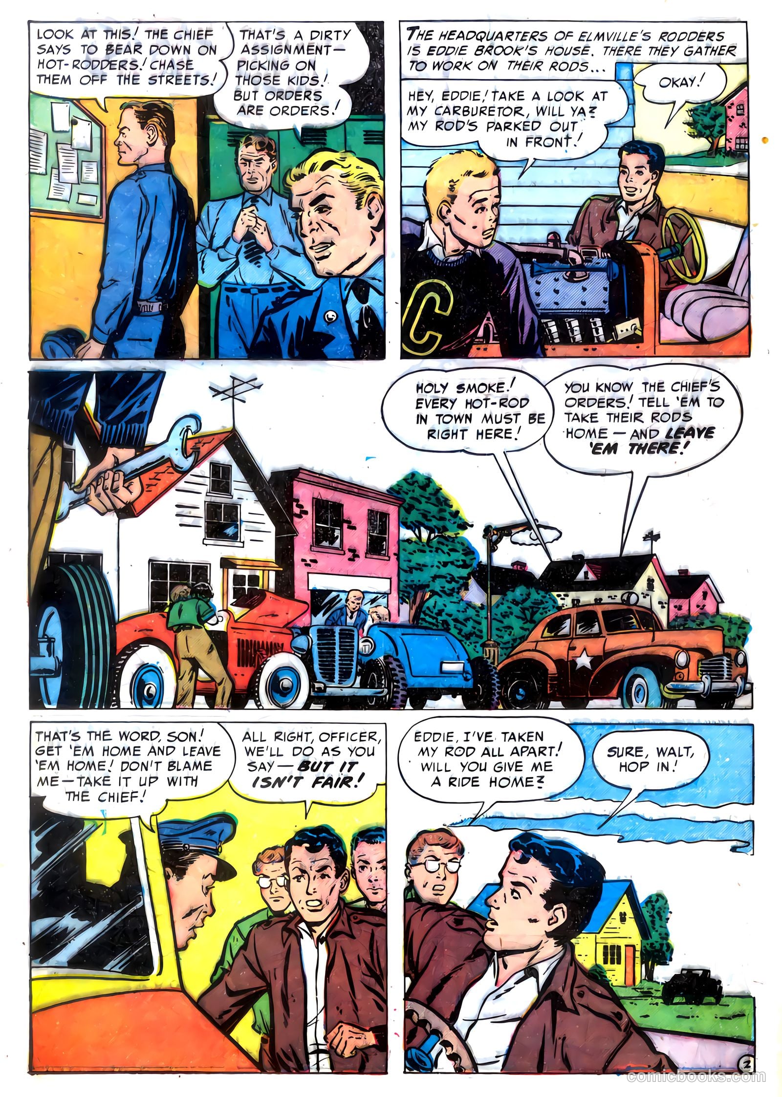 Speed Smith, the Hot Rod King #1 (1952) — page 12 of 36