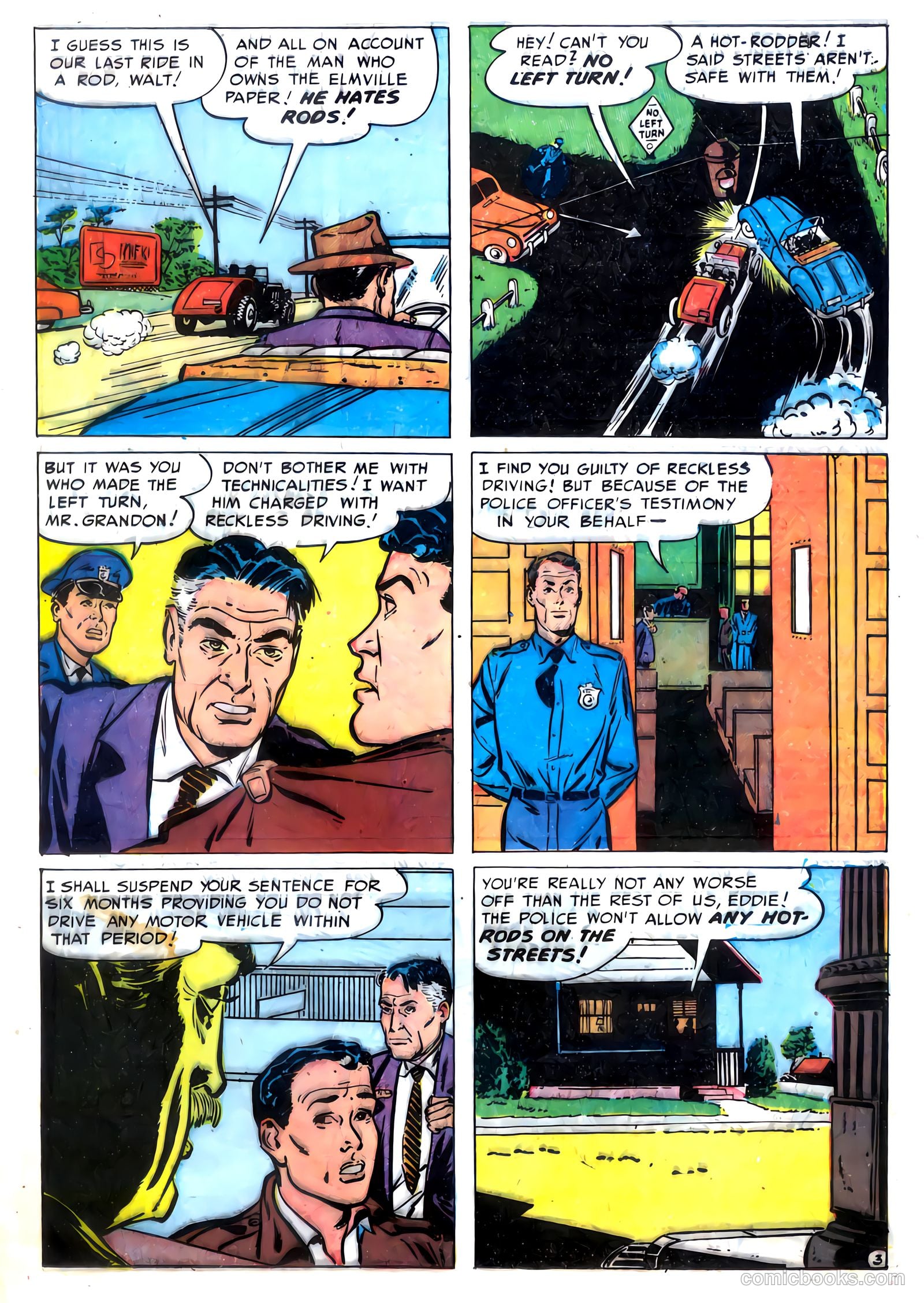 Speed Smith, the Hot Rod King #1 (1952) — page 13 of 36