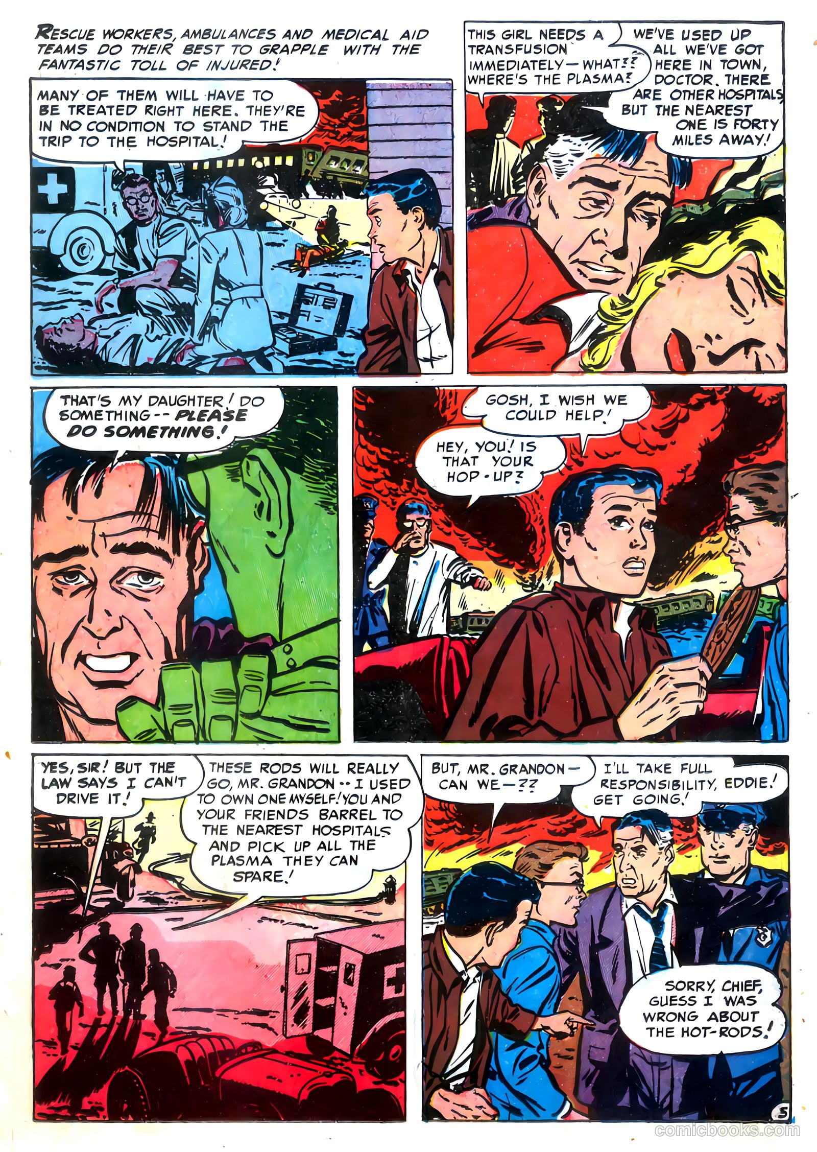 Speed Smith, the Hot Rod King #1 (1952) — page 15 of 36