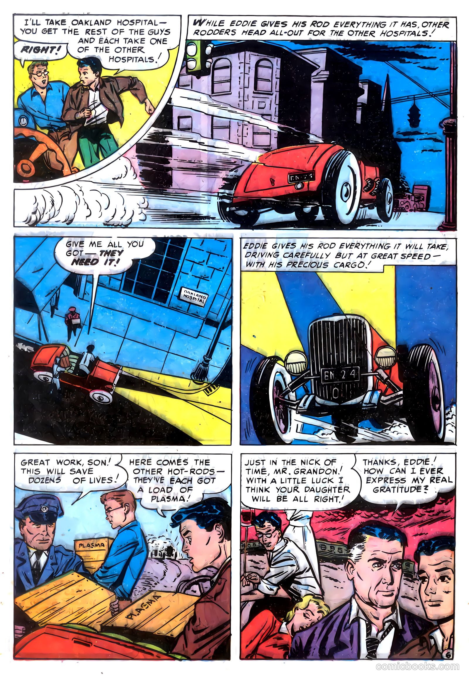 Speed Smith, the Hot Rod King #1 (1952) — page 16 of 36