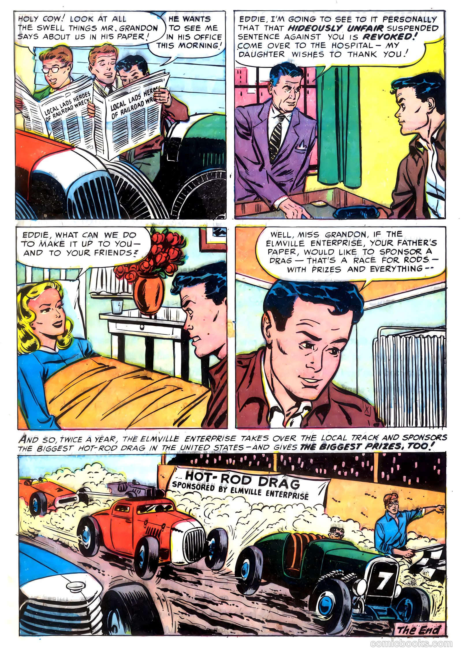Speed Smith, the Hot Rod King #1 (1952) — page 17 of 36