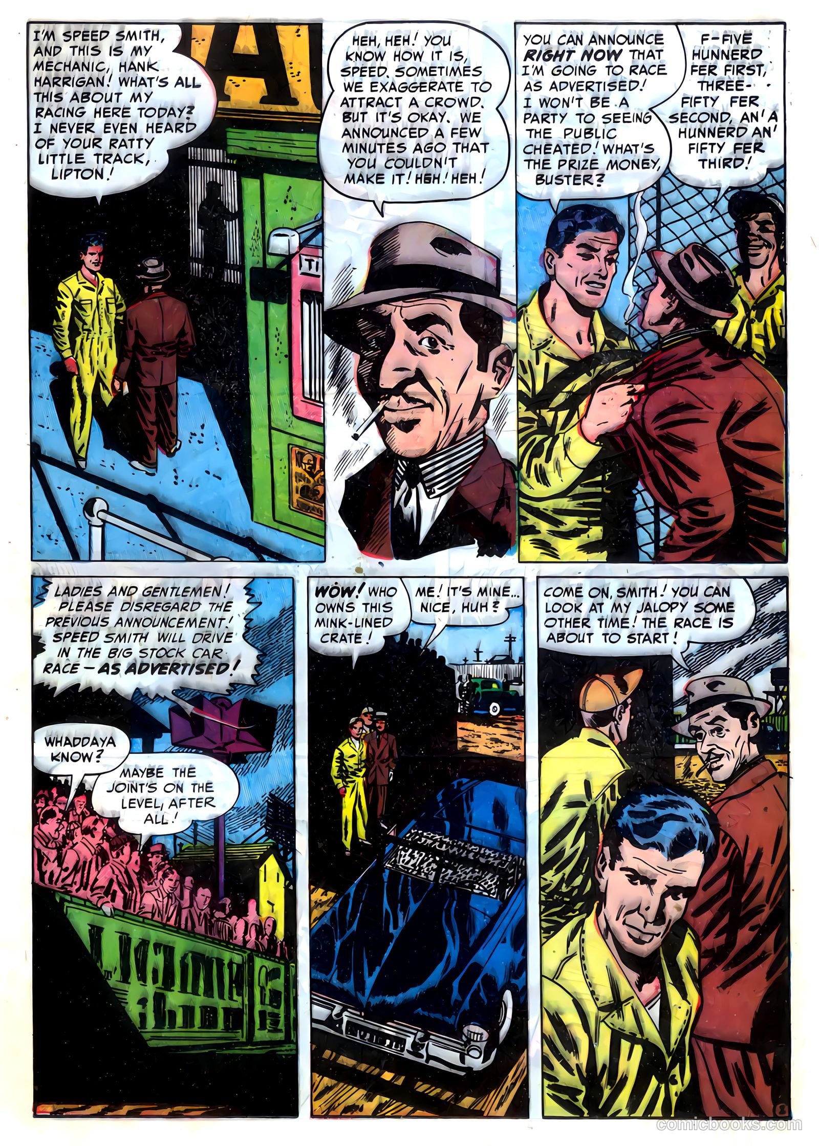 Speed Smith, the Hot Rod King #1 (1952) — page 21 of 36