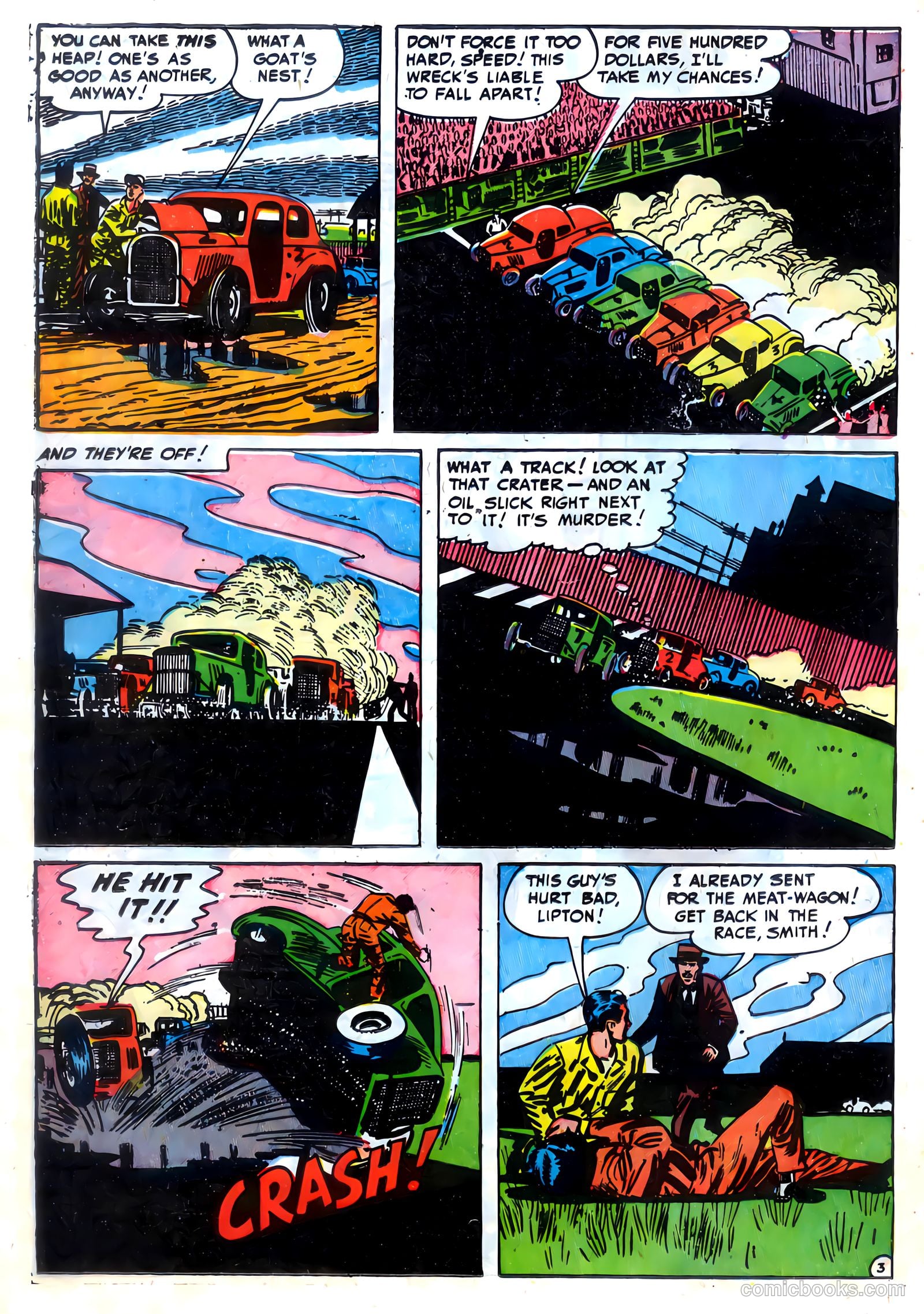 Speed Smith, the Hot Rod King #1 (1952) — page 22 of 36