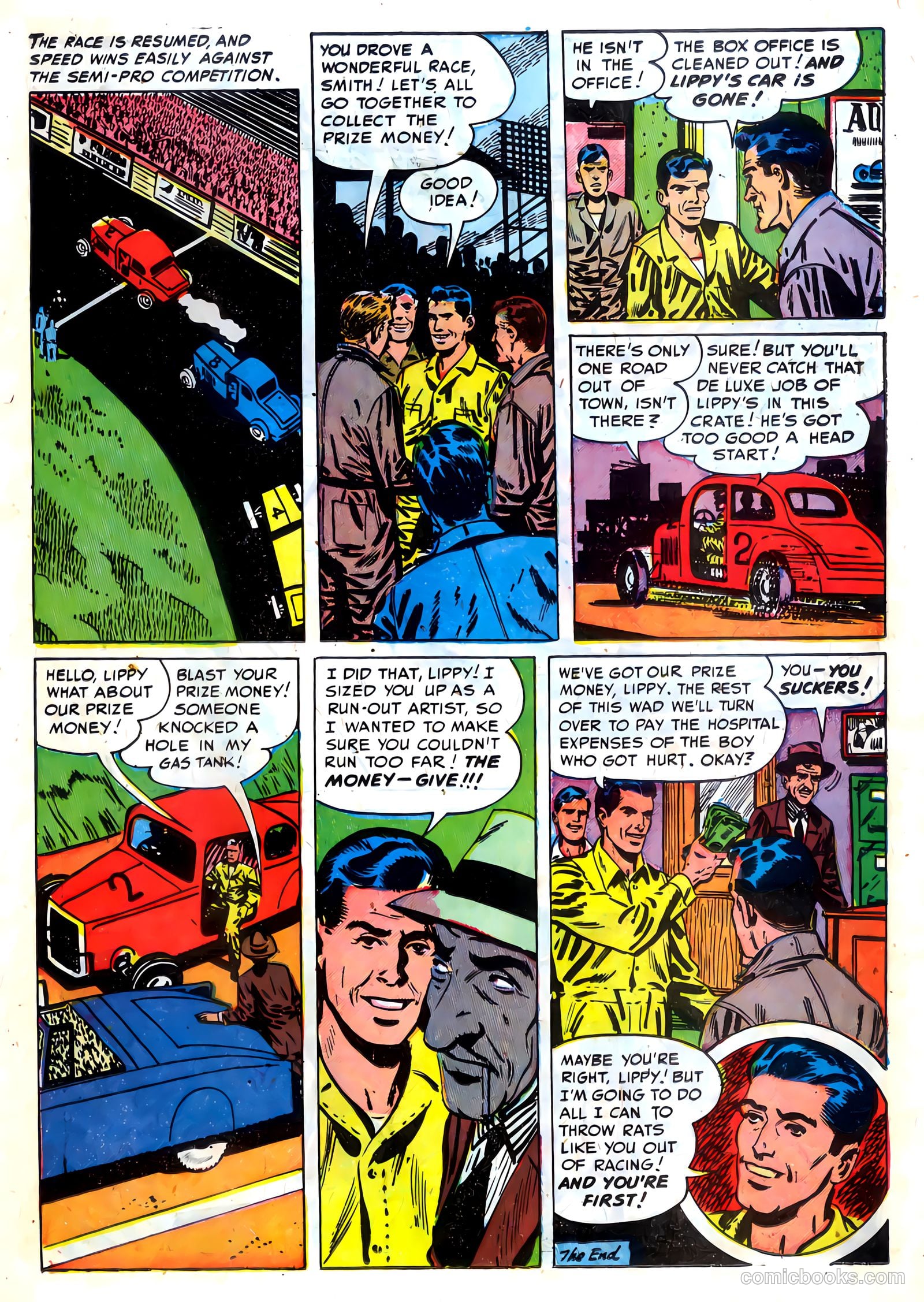 Speed Smith, the Hot Rod King #1 (1952) — page 23 of 36