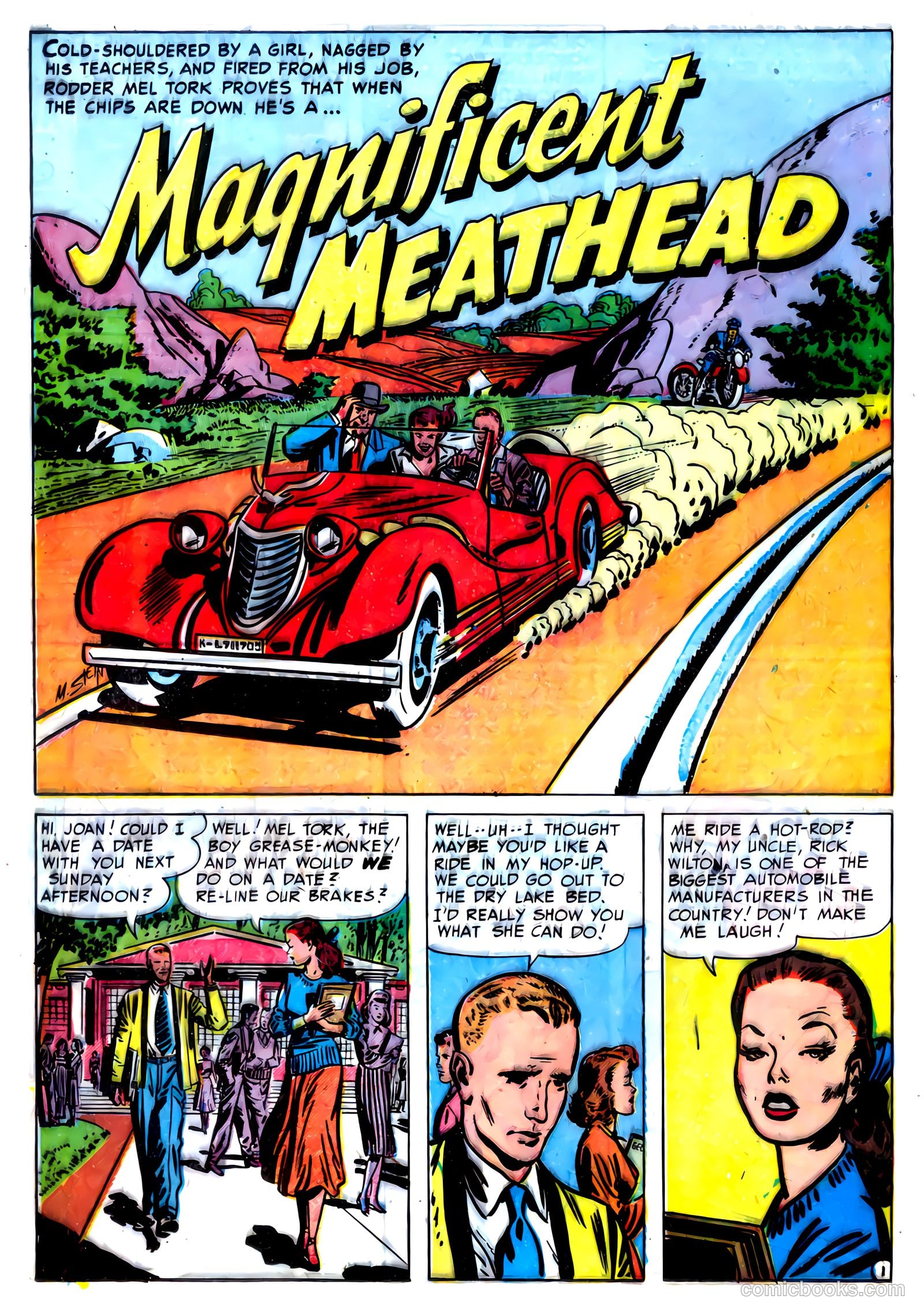 Speed Smith, the Hot Rod King #1 (1952) — page 24 of 36