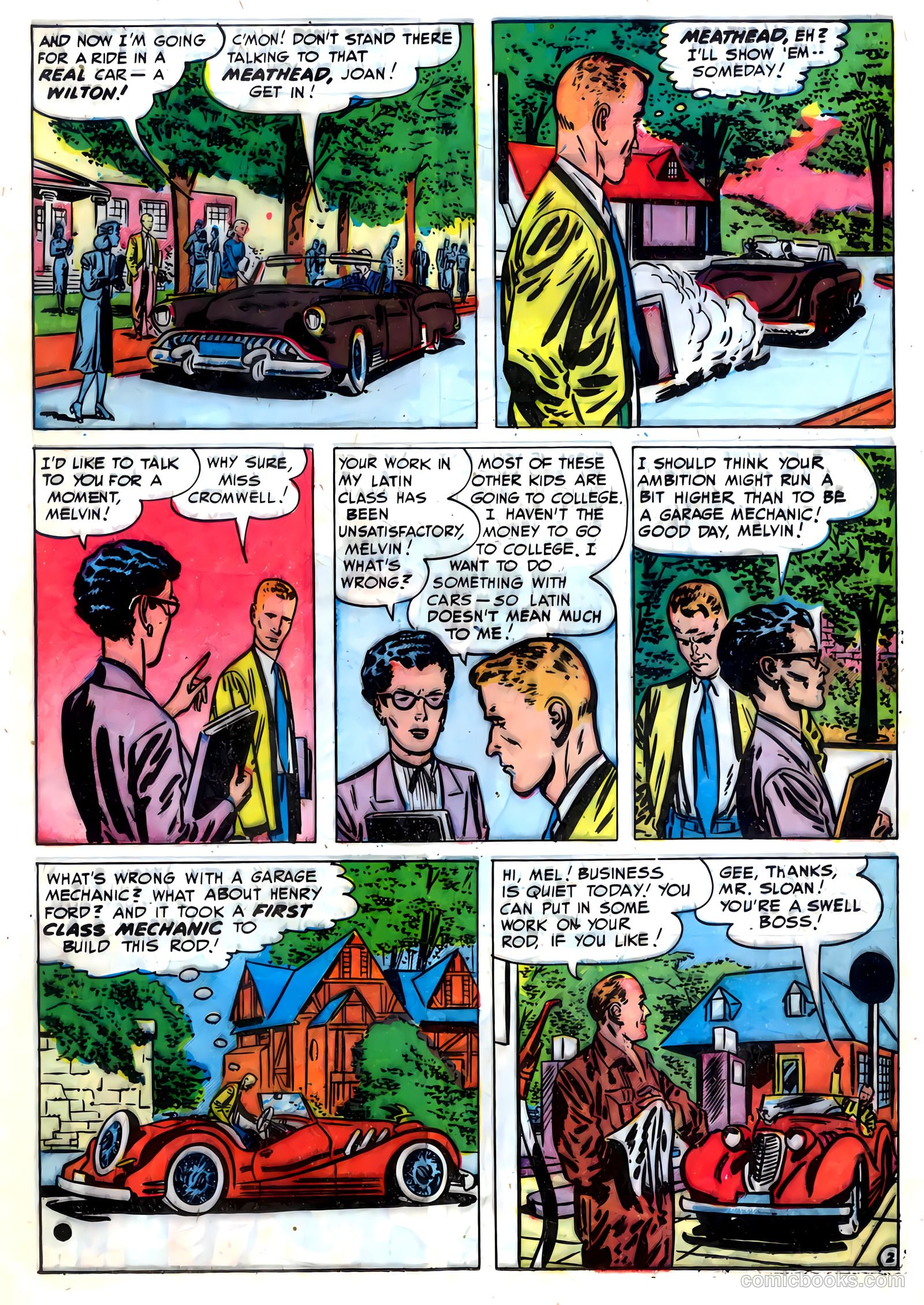 Speed Smith, the Hot Rod King #1 (1952) — page 25 of 36