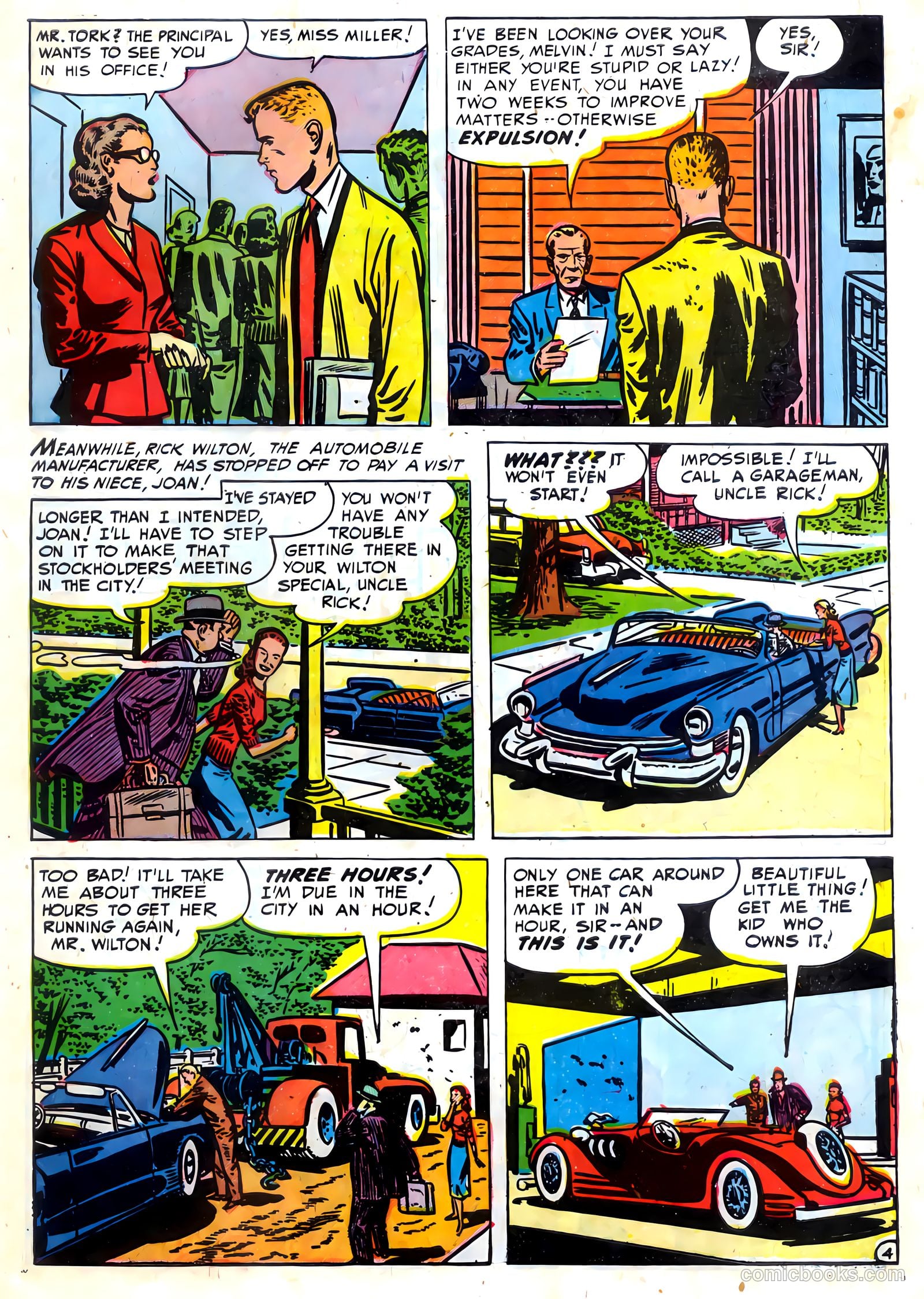 Speed Smith, the Hot Rod King #1 (1952) — page 27 of 36