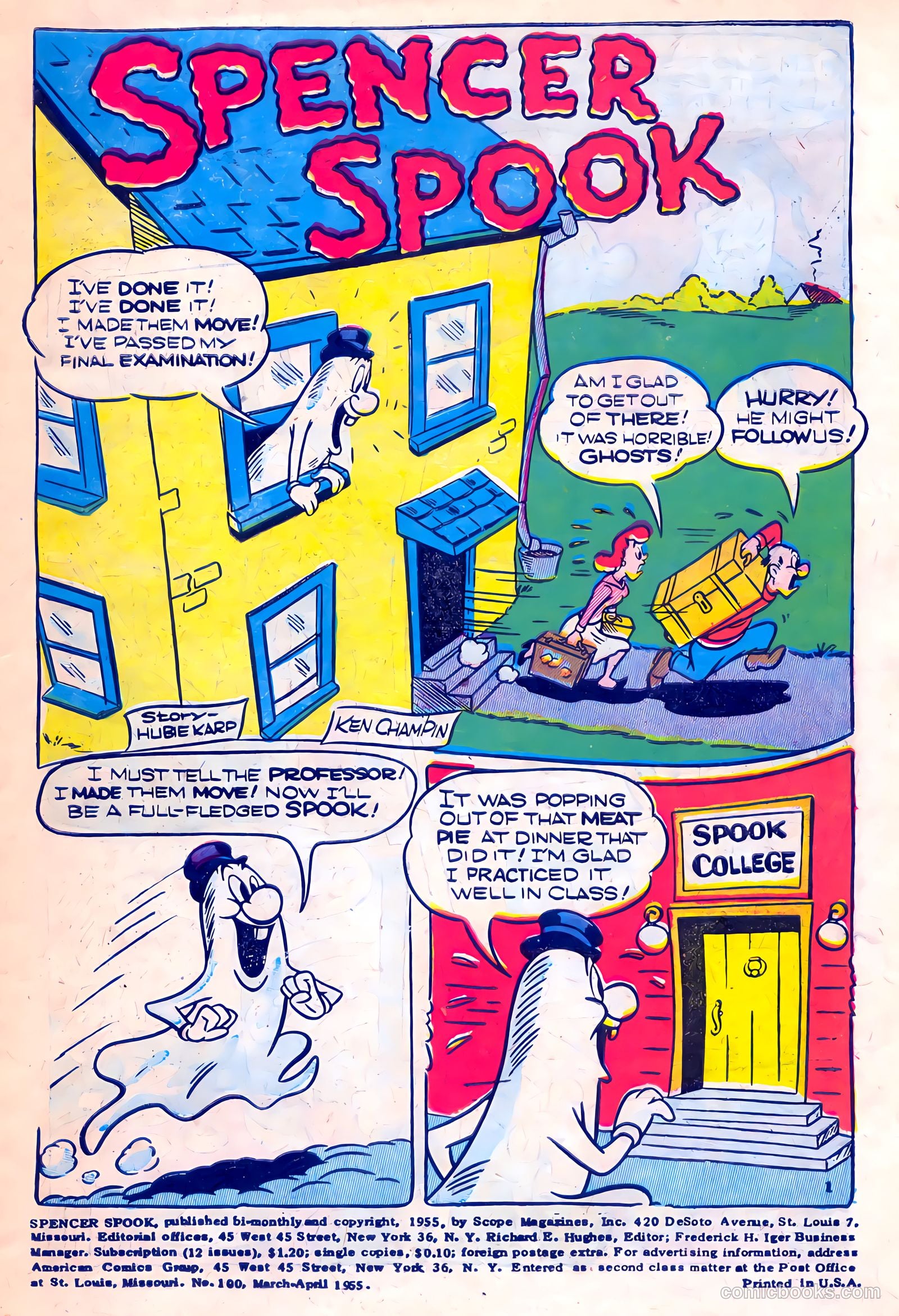 Spencer Spook #100 (1955) — page 3 of 36