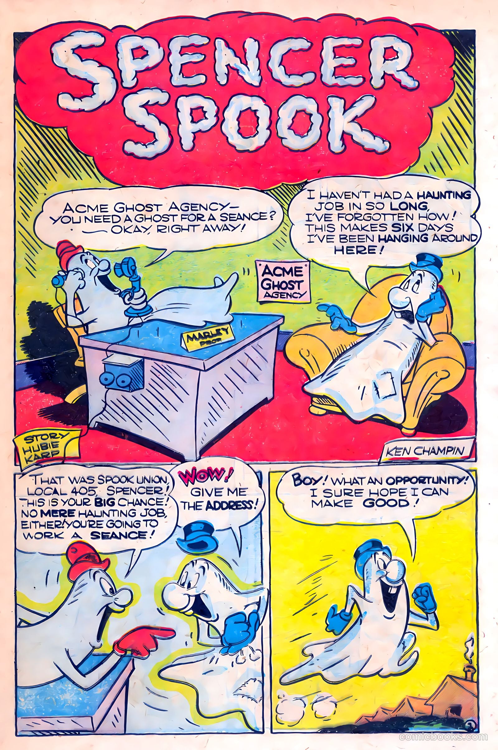 Spencer Spook #100 (1955) — page 21 of 36