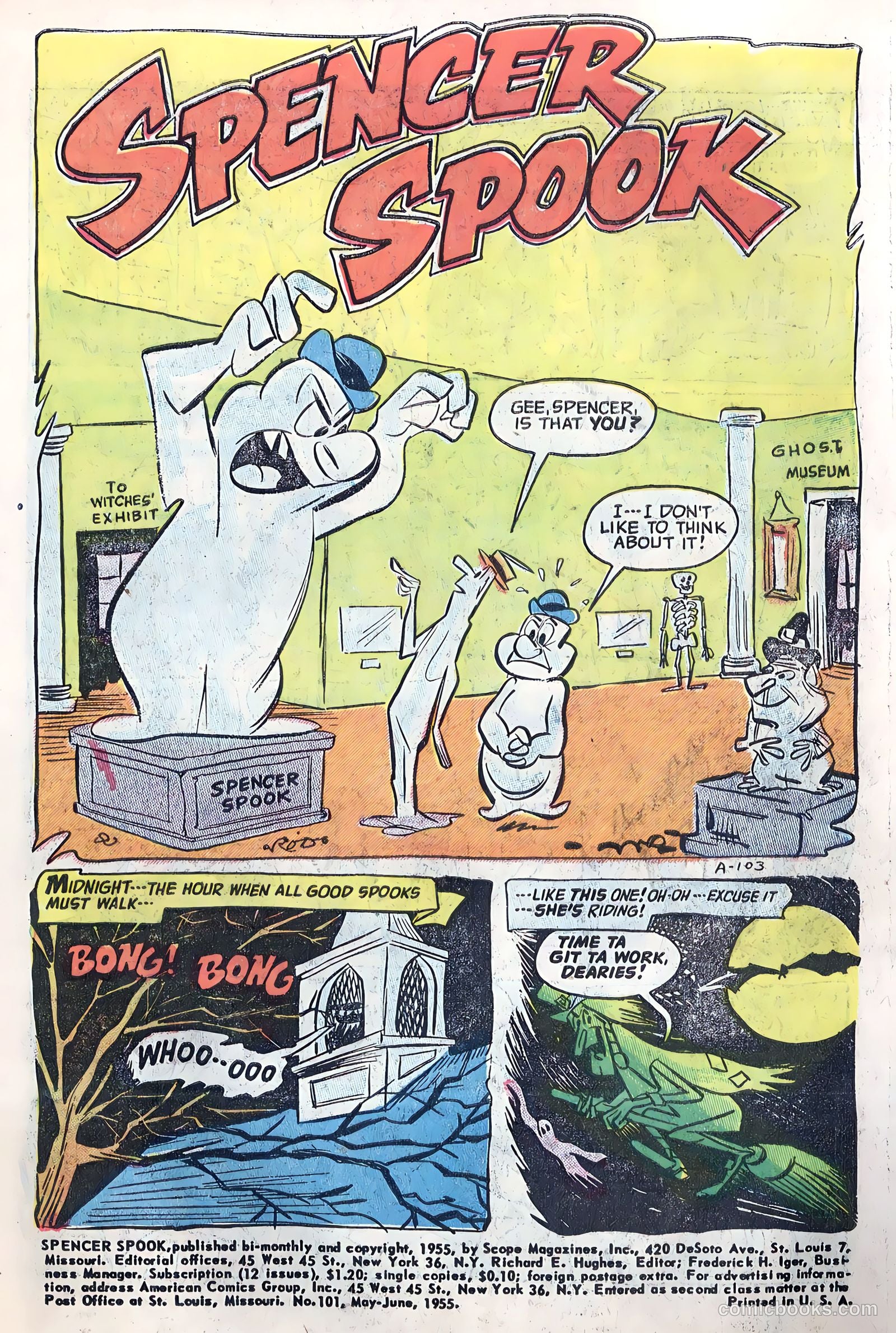 Spencer Spook #101 (1955) — page 3 of 36