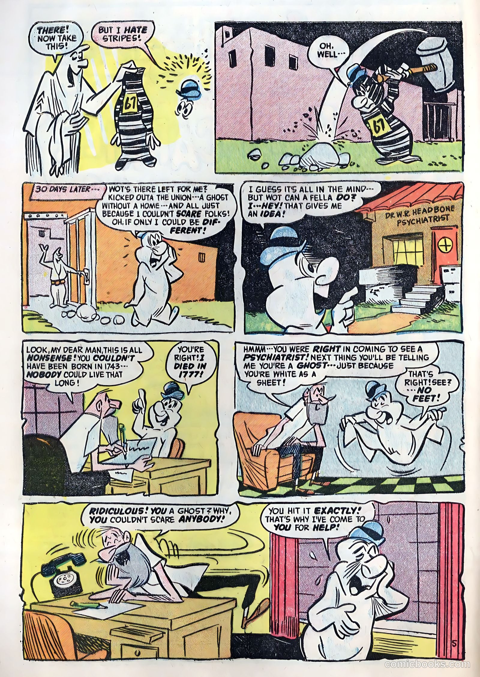 Spencer Spook #101 (1955) — page 8 of 36