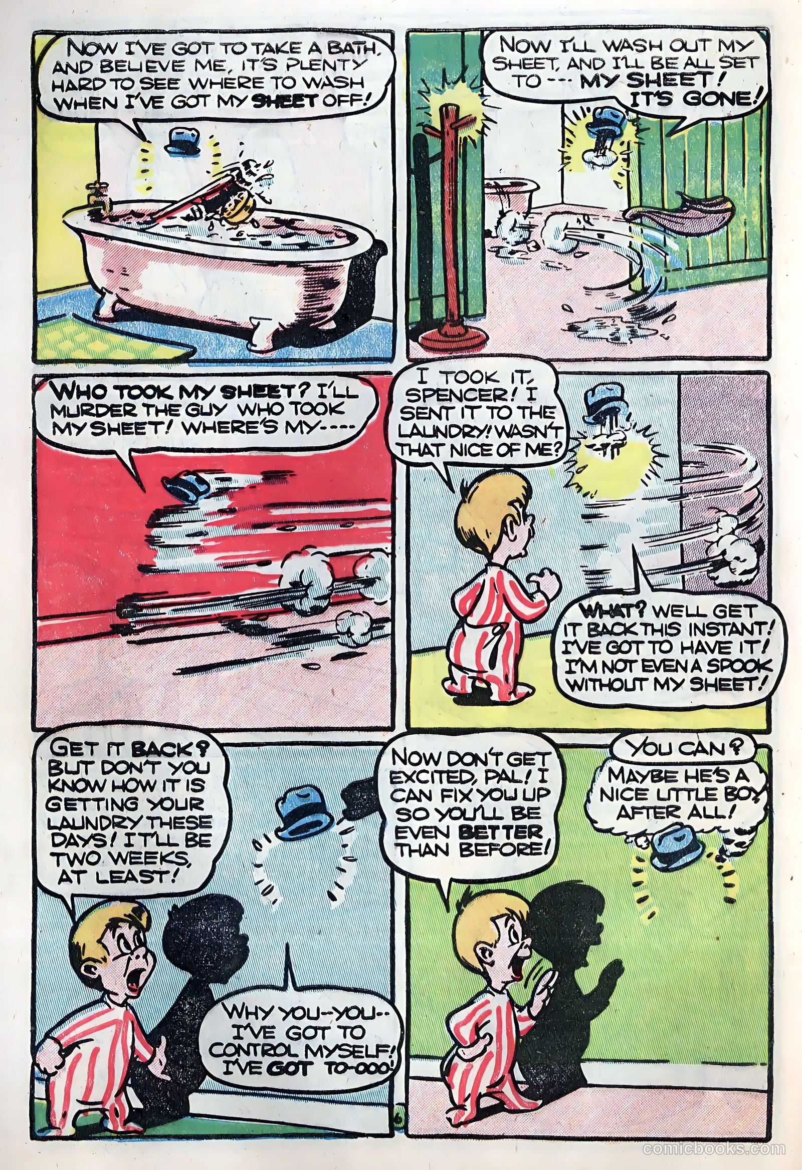 Spencer Spook #101 (1955) — page 28 of 36