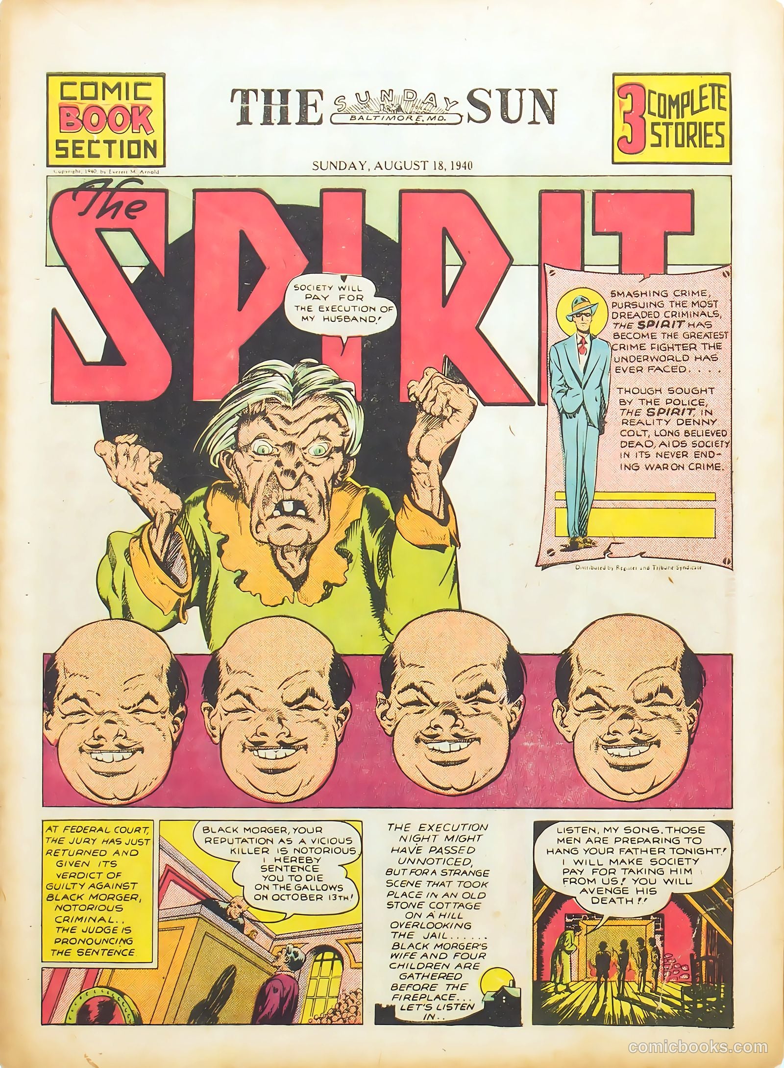 The Spirit #1 (1940) — page 2 of 18