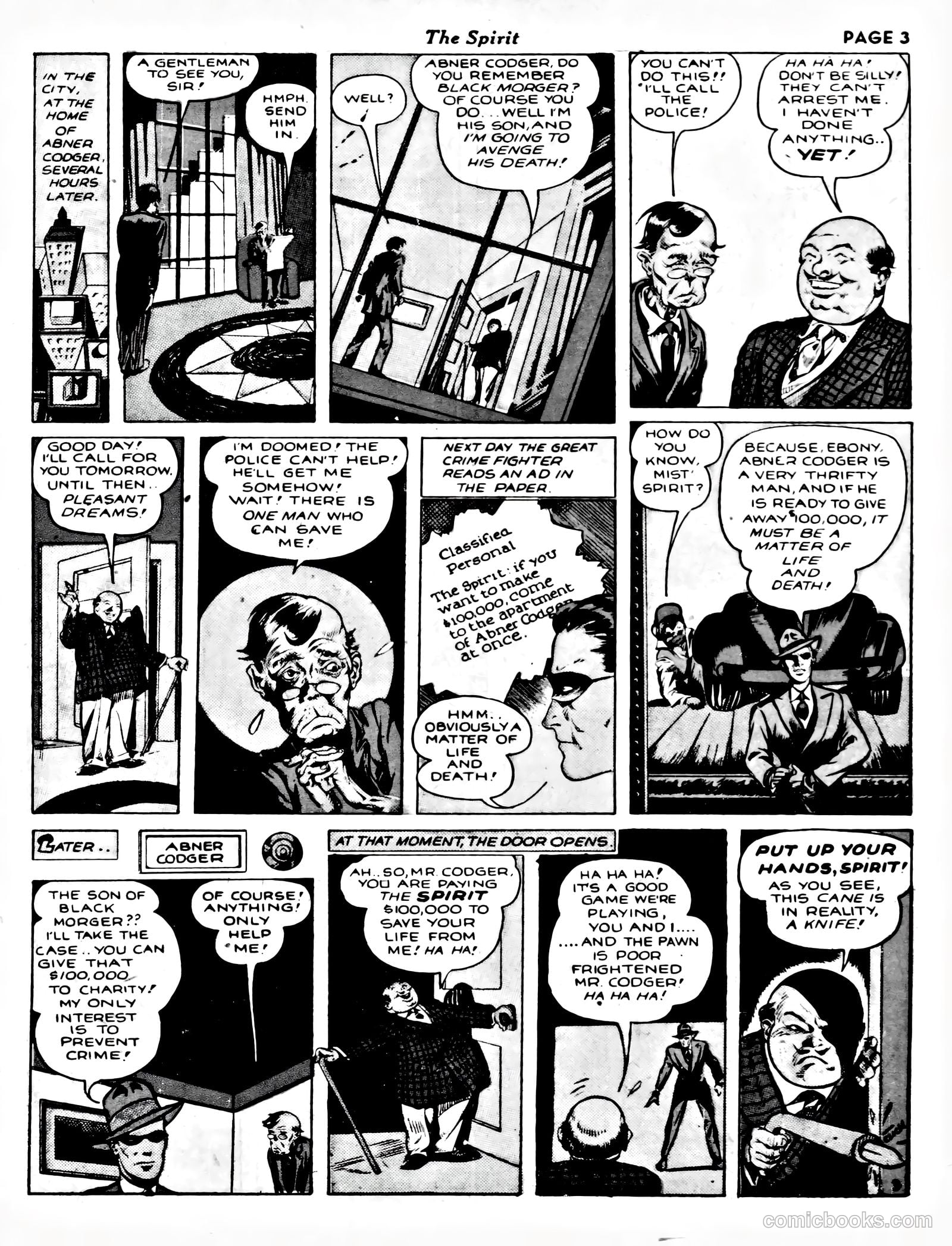 The Spirit #1 (1940) — page 4 of 18