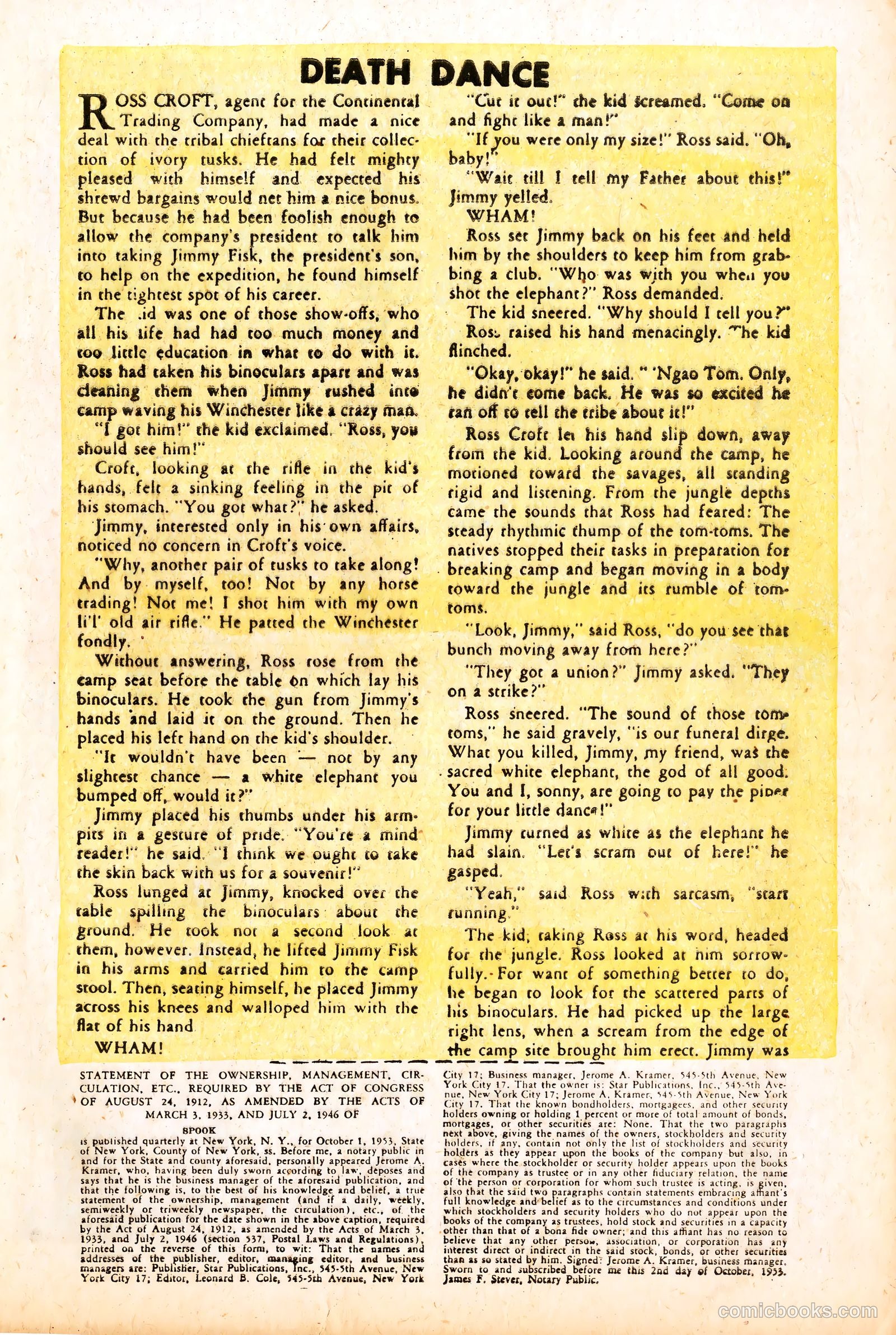 Spook #28 (1954) — page 9 of 36